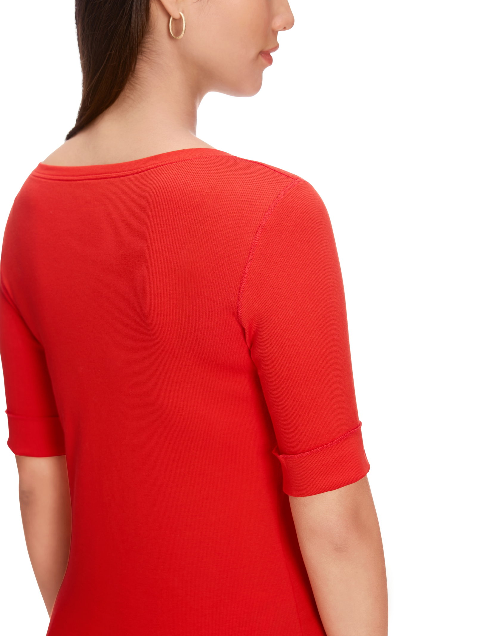 Schmal geschnittenes T-Shirt mit 3/4-Arm #6