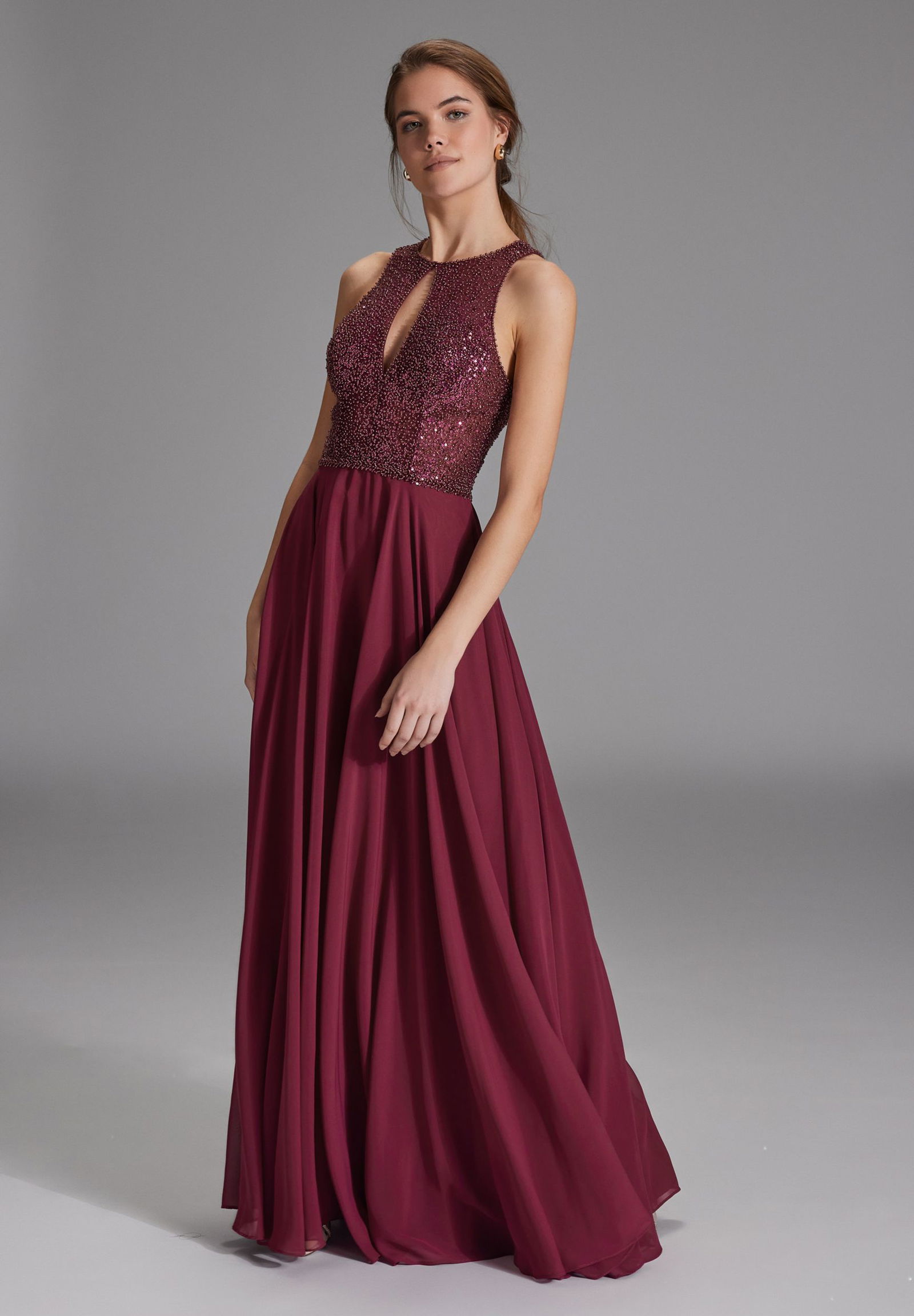 Hey Kyla |  Hey Kyla Langes Kleid  | 36 | grape wine