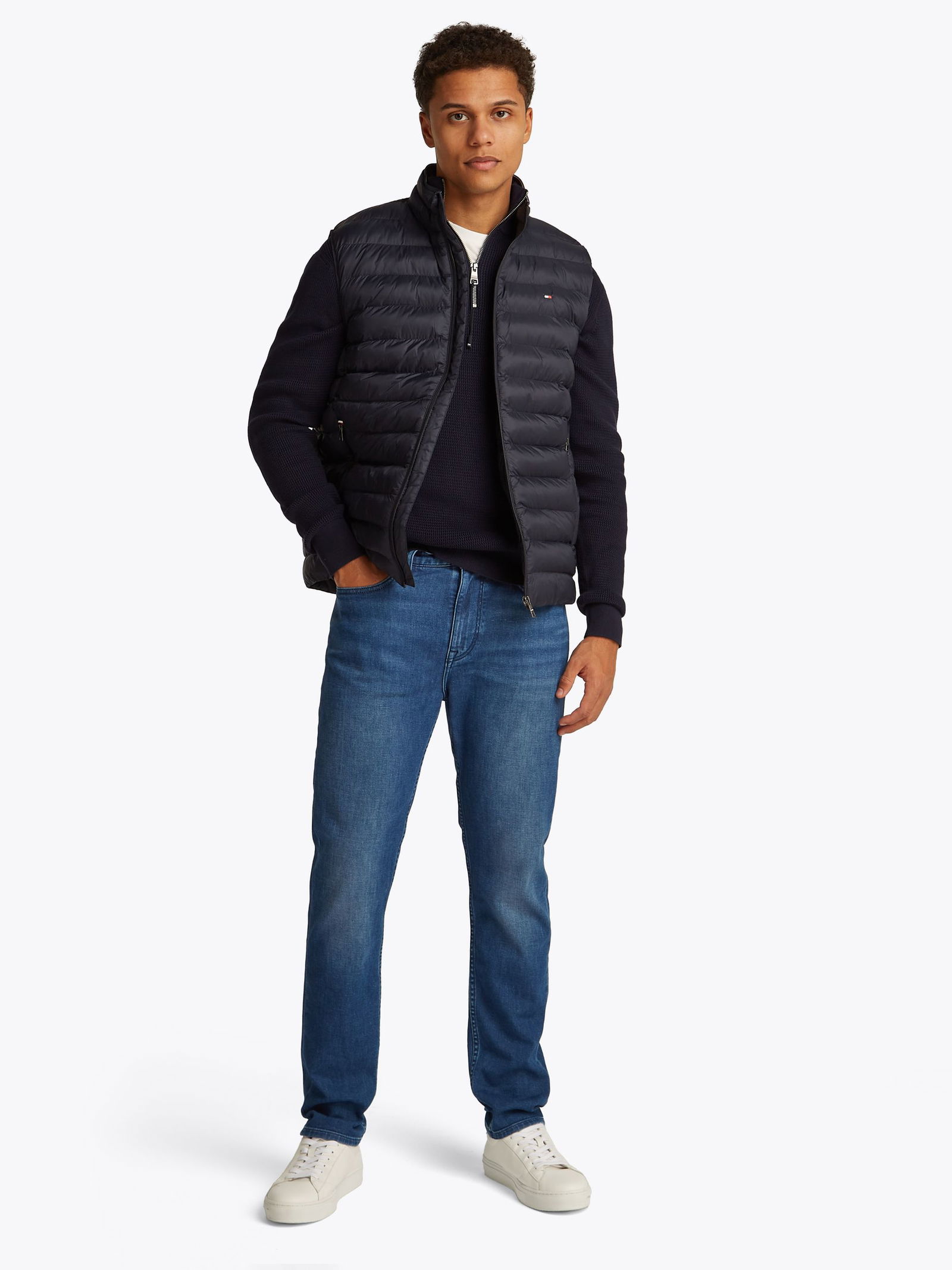 709567e64efb289e4652f75150e10e3d Tommy Hilfiger | Tommy Hilfiger Weste | M | desert sky