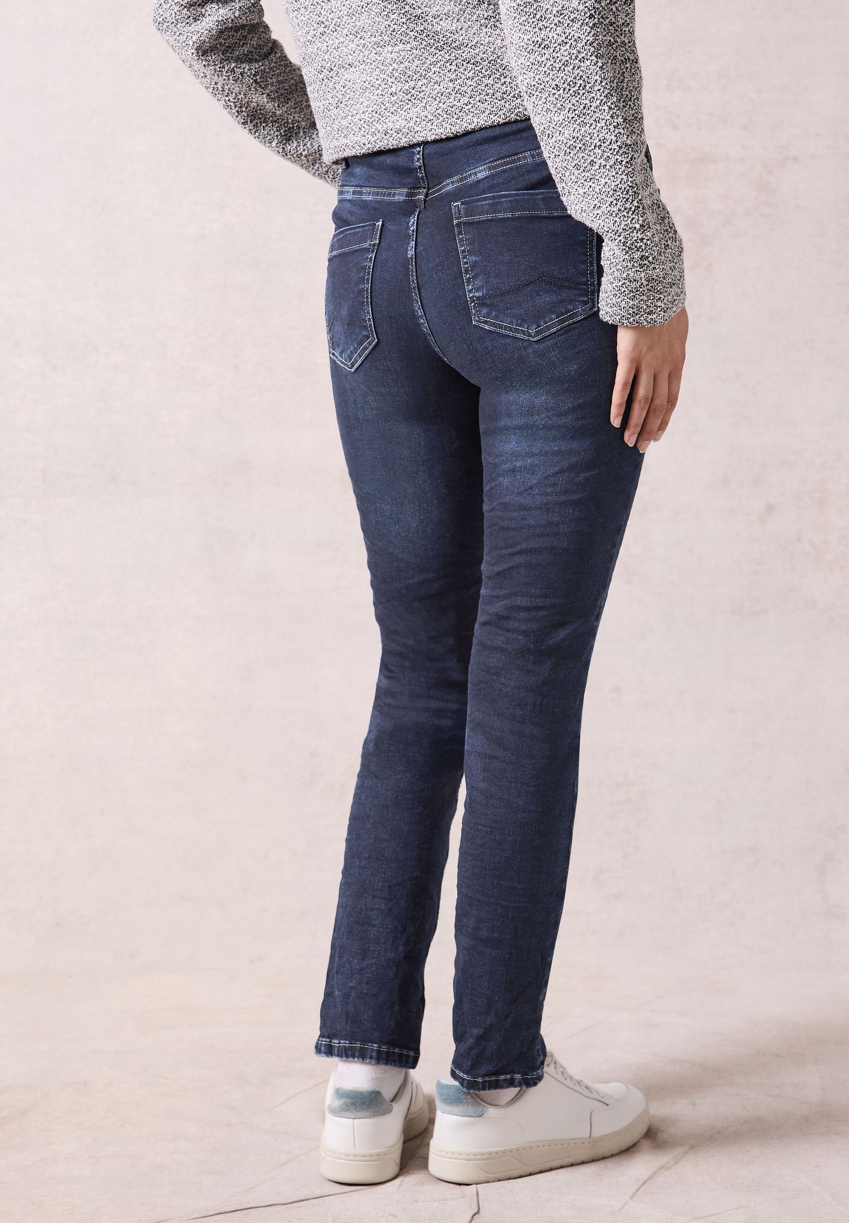 CECIL |  CECIL Slim Jeans  | 29/30 | dark blue wash