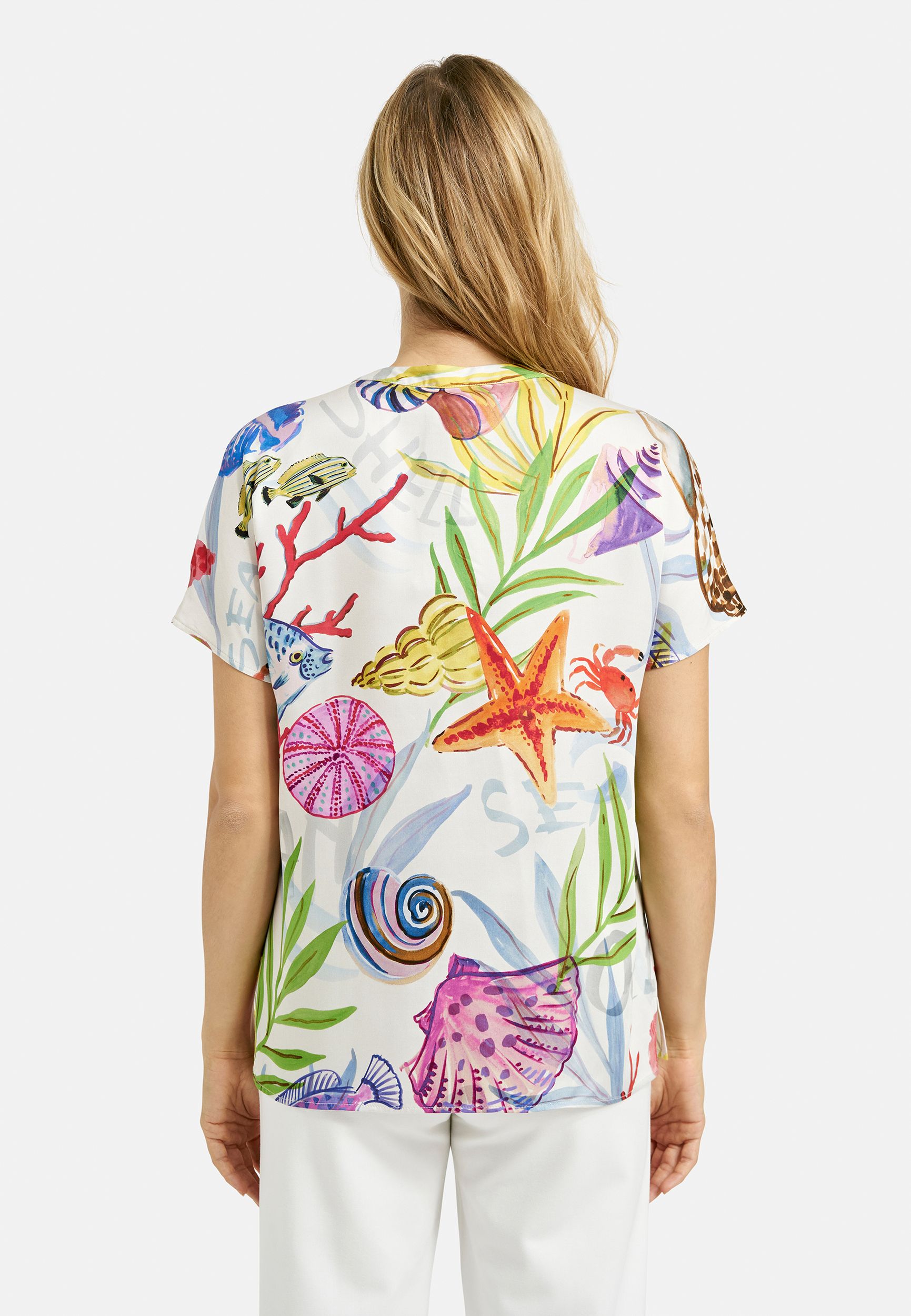 Milano |  Milano Druckbluse  | 44 | colorful print