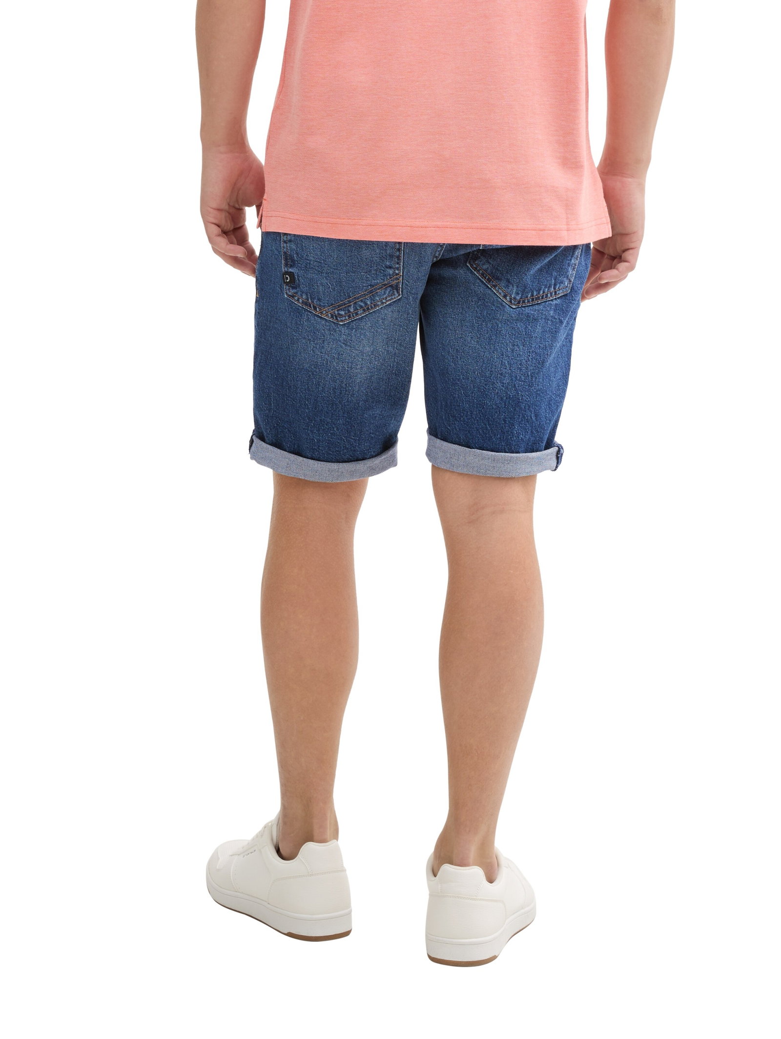 TTPIERS SLIM shorts, Used Dark Stone Blue Denim #4