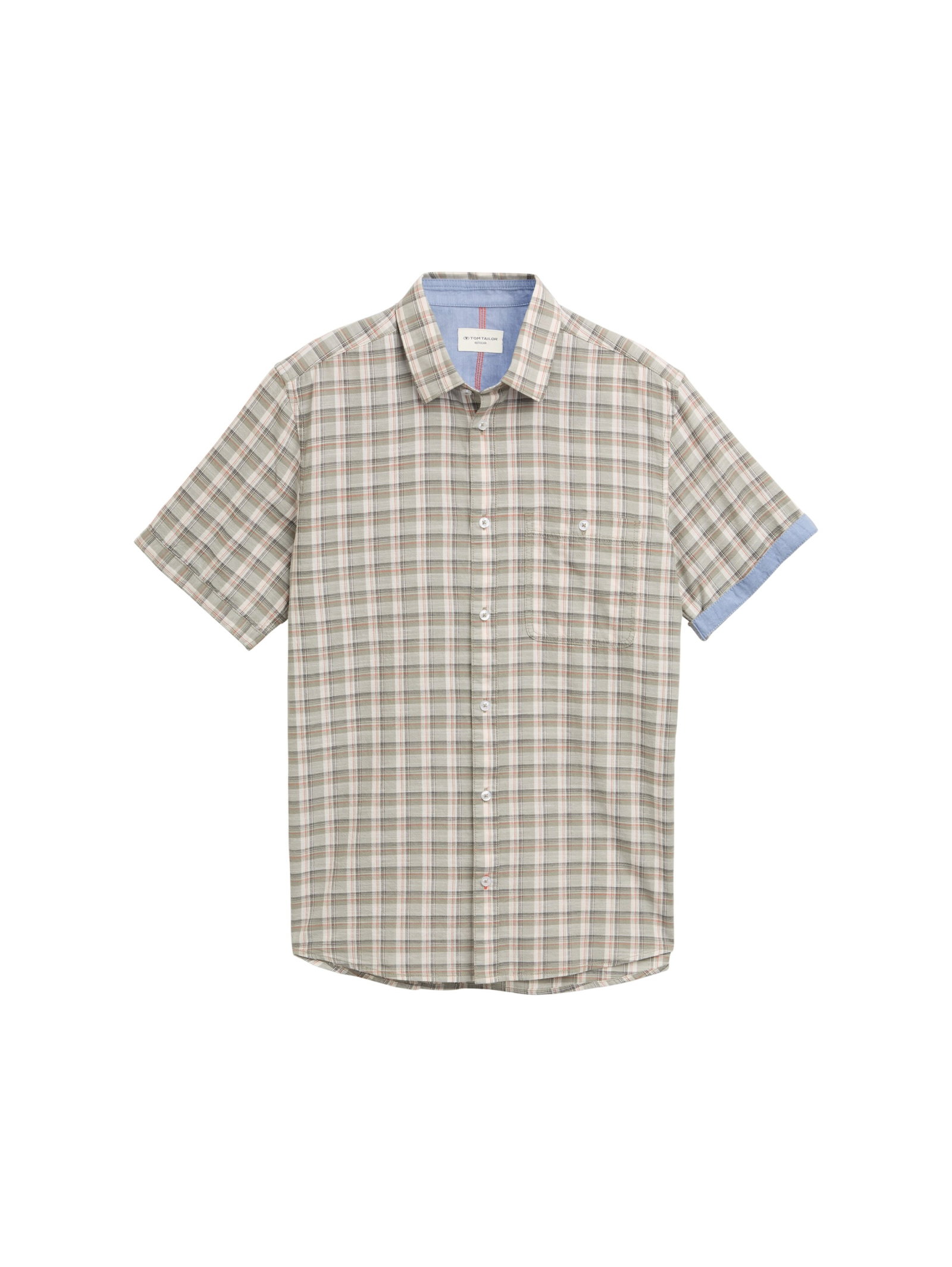 green white check