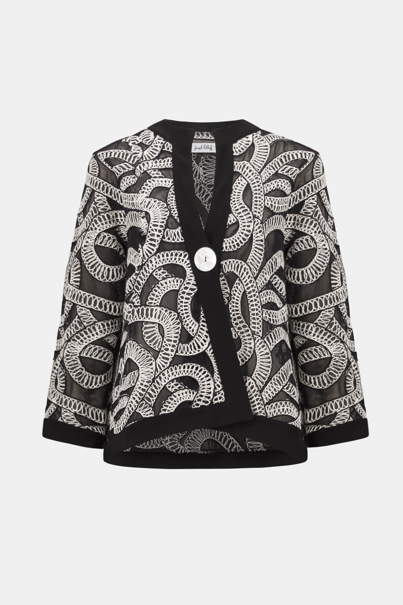 Joseph Ribkoff Jacke Blazer-Mantel mit abstraktem Muster #5
