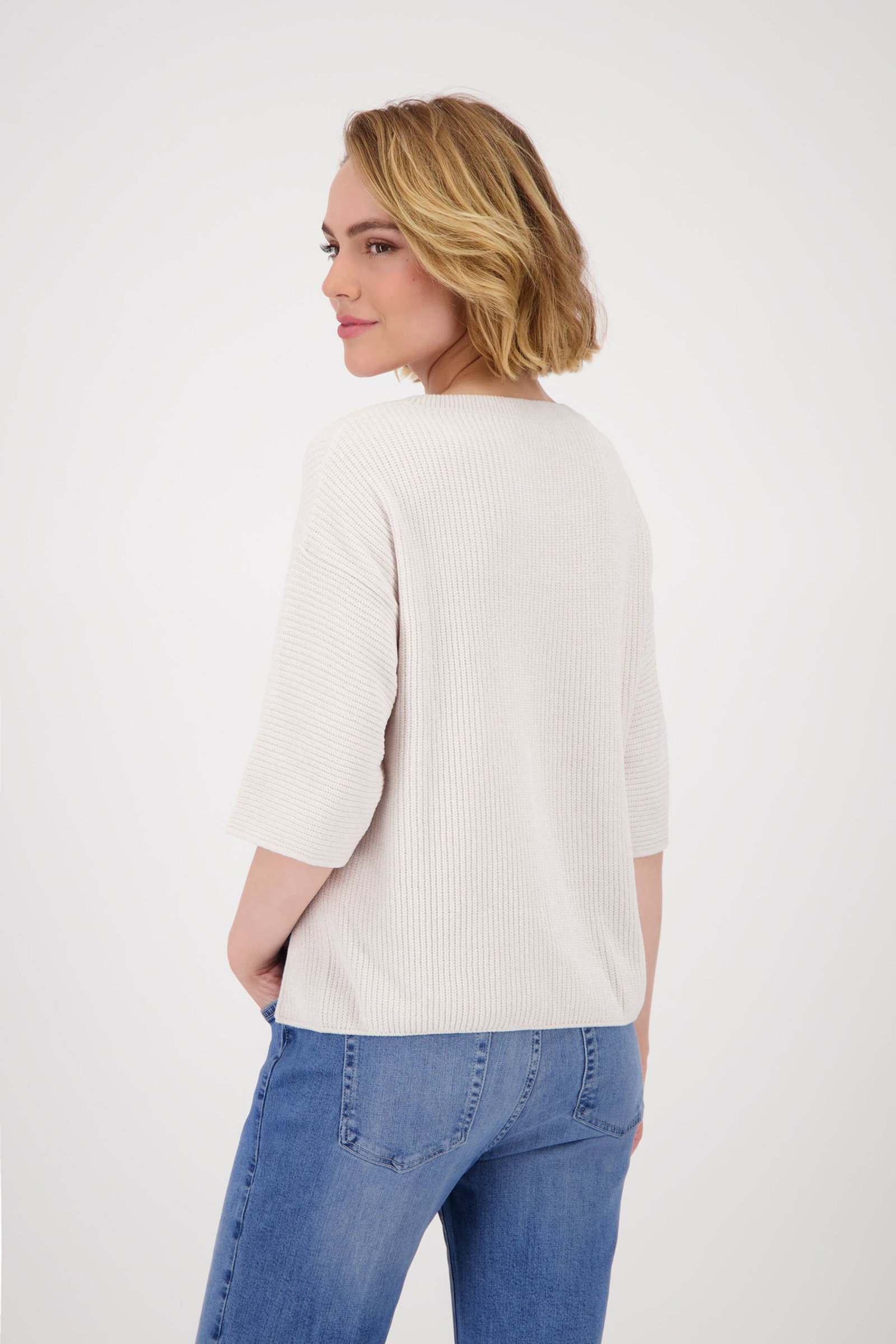 40 Sandshell Monarib Pullover mit Seitenschlitzen | sandshell | 42 | NEW-881777