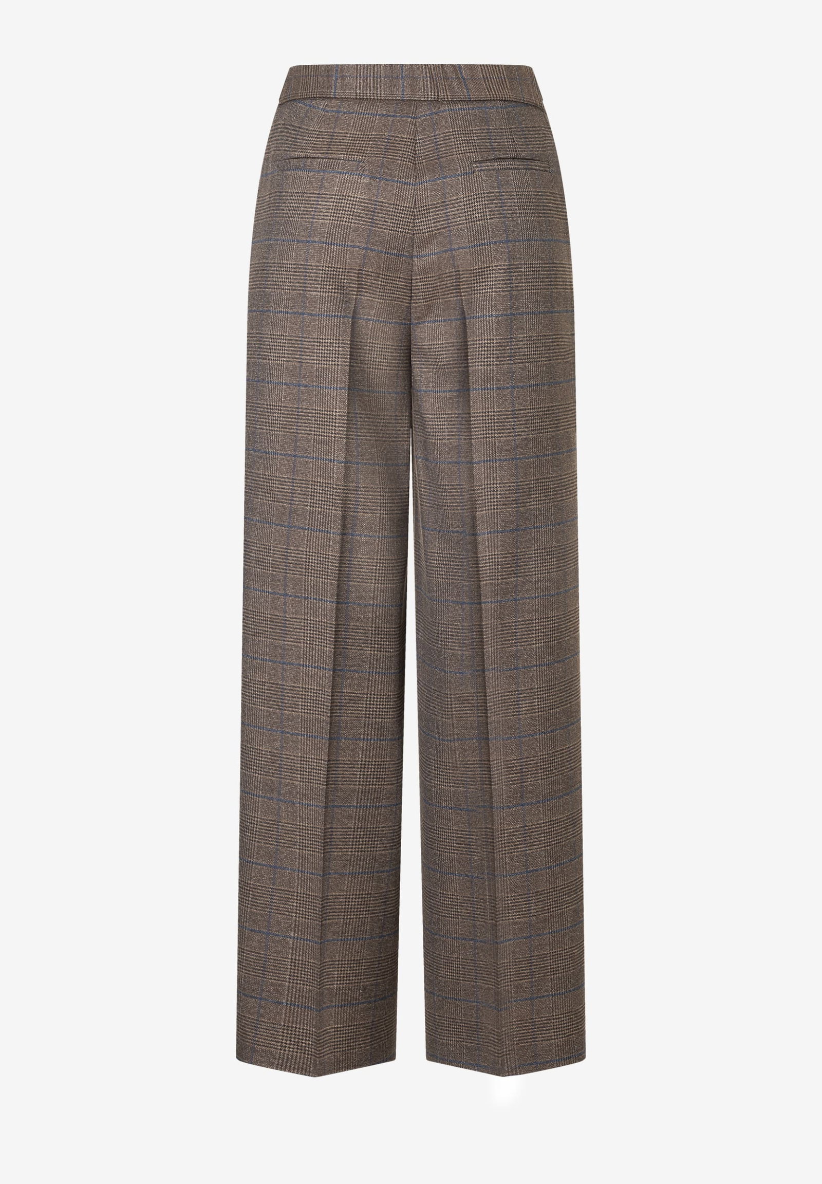 Glencheck Wide Leg Pants, melange check #2
