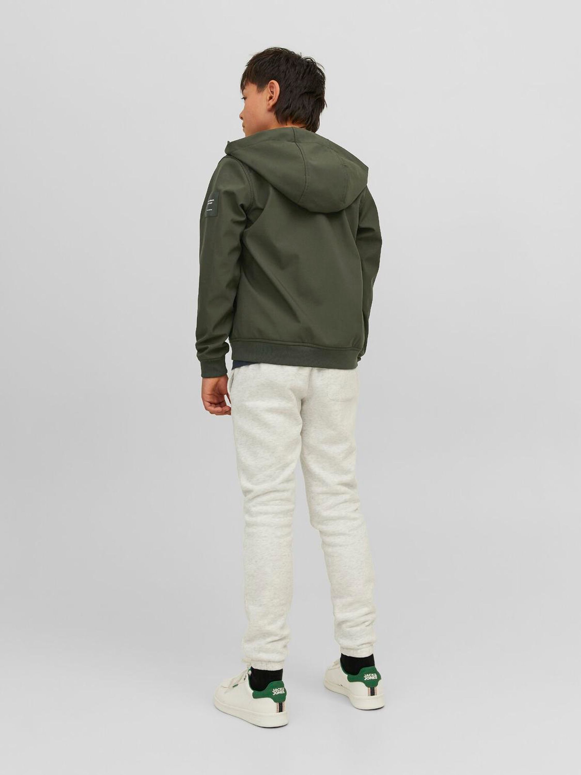 Jack&Jones |  JJEBASIC SOFTSHELL HOOD NOOS JNR | 140 | dunkelgrün