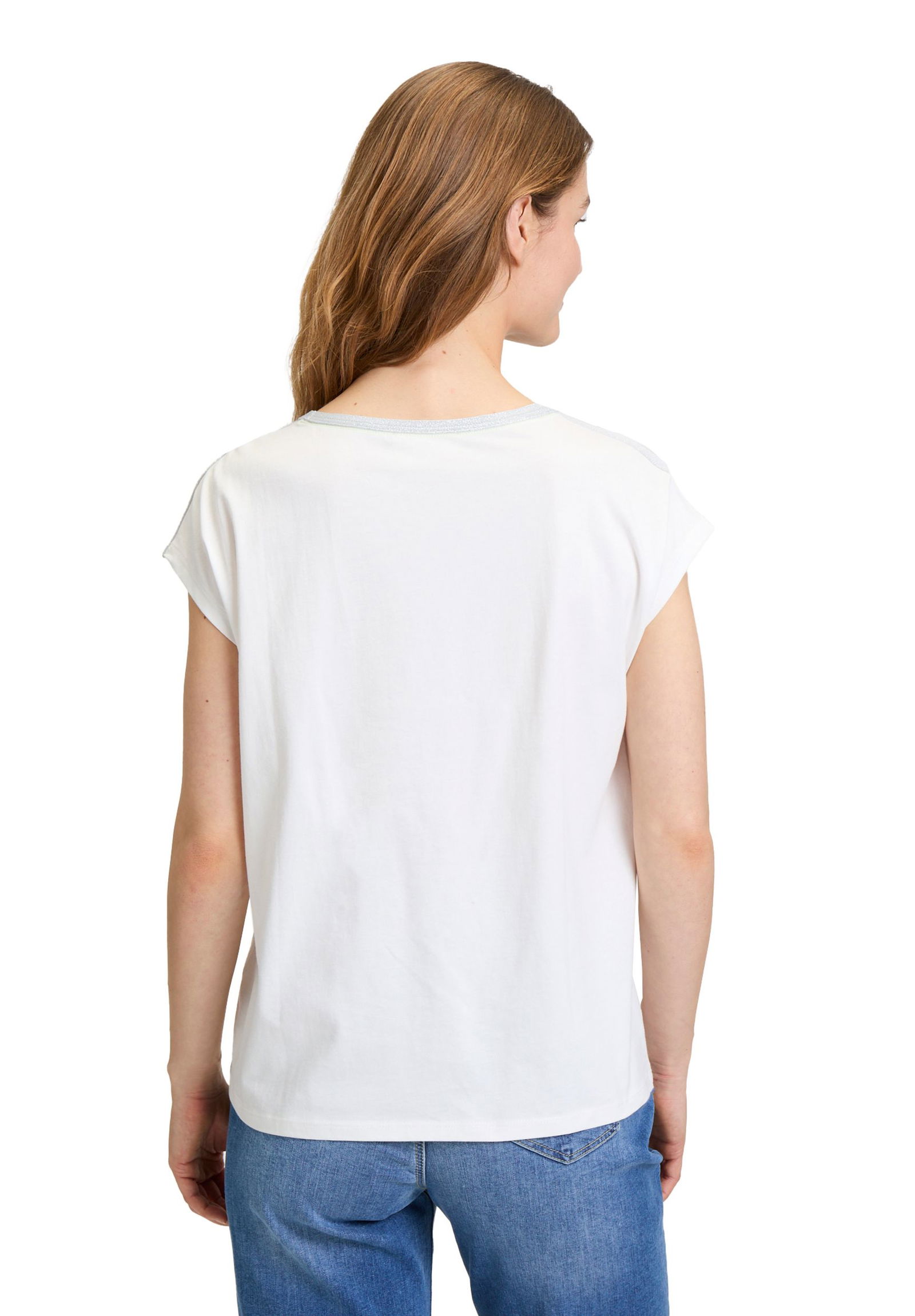  |  Shirt Kurz 1/2 Arm, Patch Cream/Silver | 44 | patch cream/silver