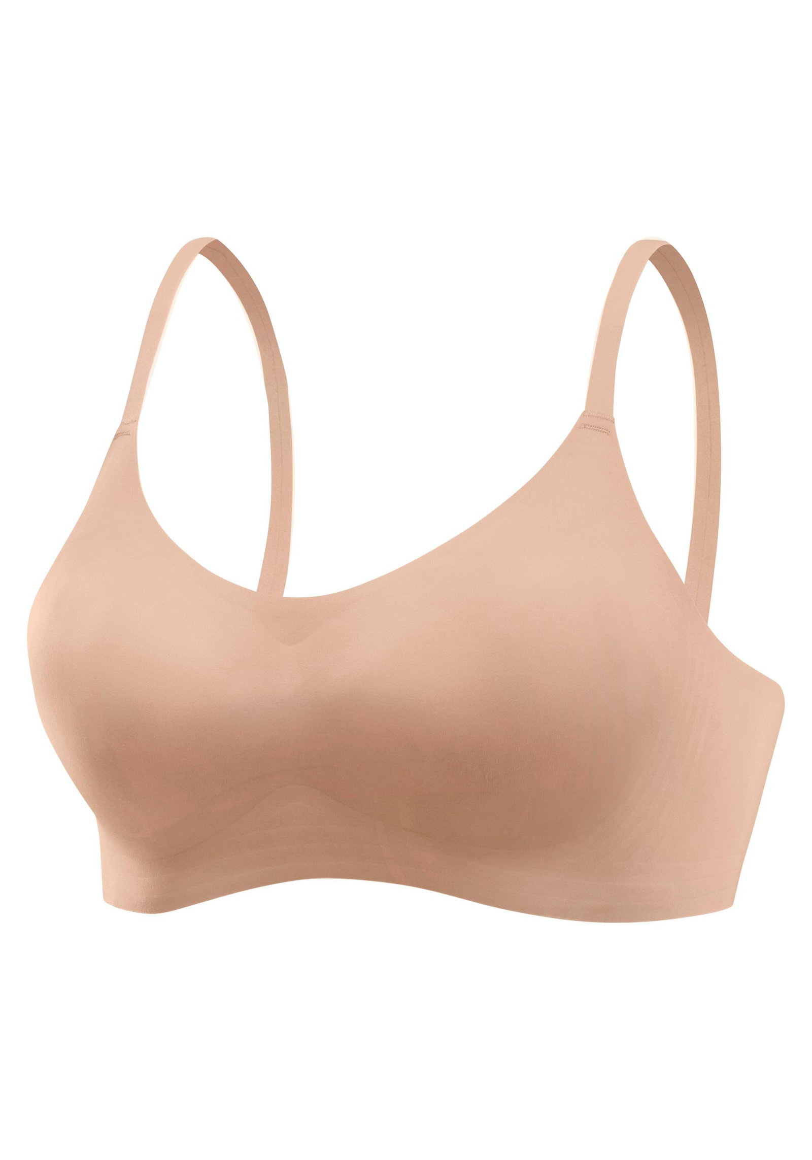 4bed50e2067e89ca9dbfdfd2a460ea4e Lascana | Lascana NUANCE Bralette-BH | XS | toffee