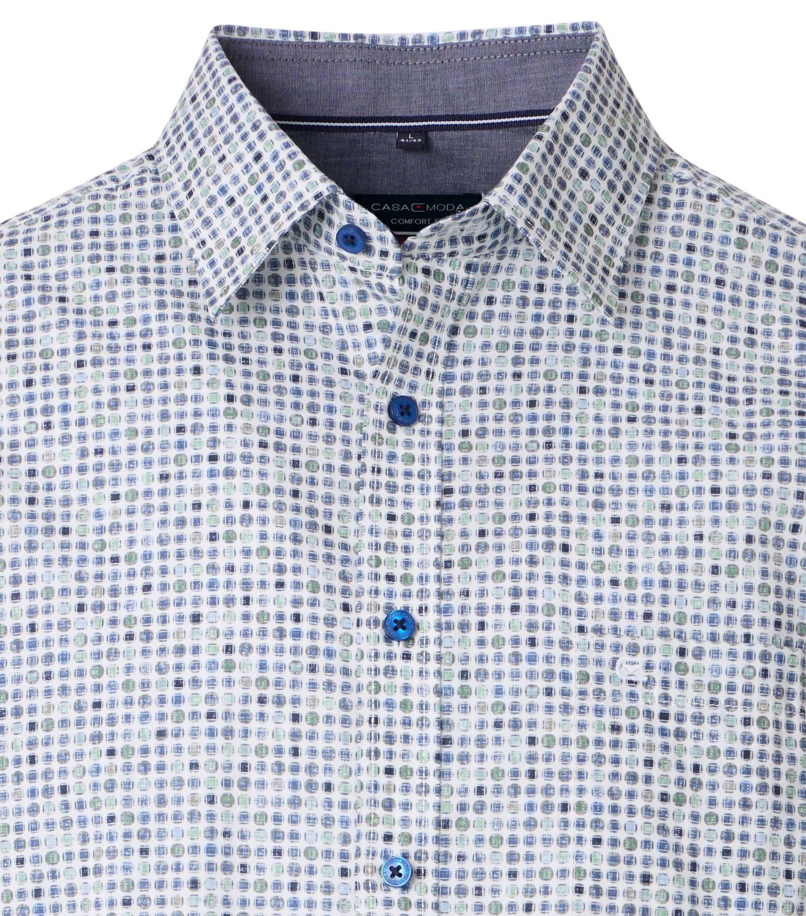 6733d161c9898a5b495845788e49a04e Casa Moda |  Freizeithemd Kurzarm | XL | grün