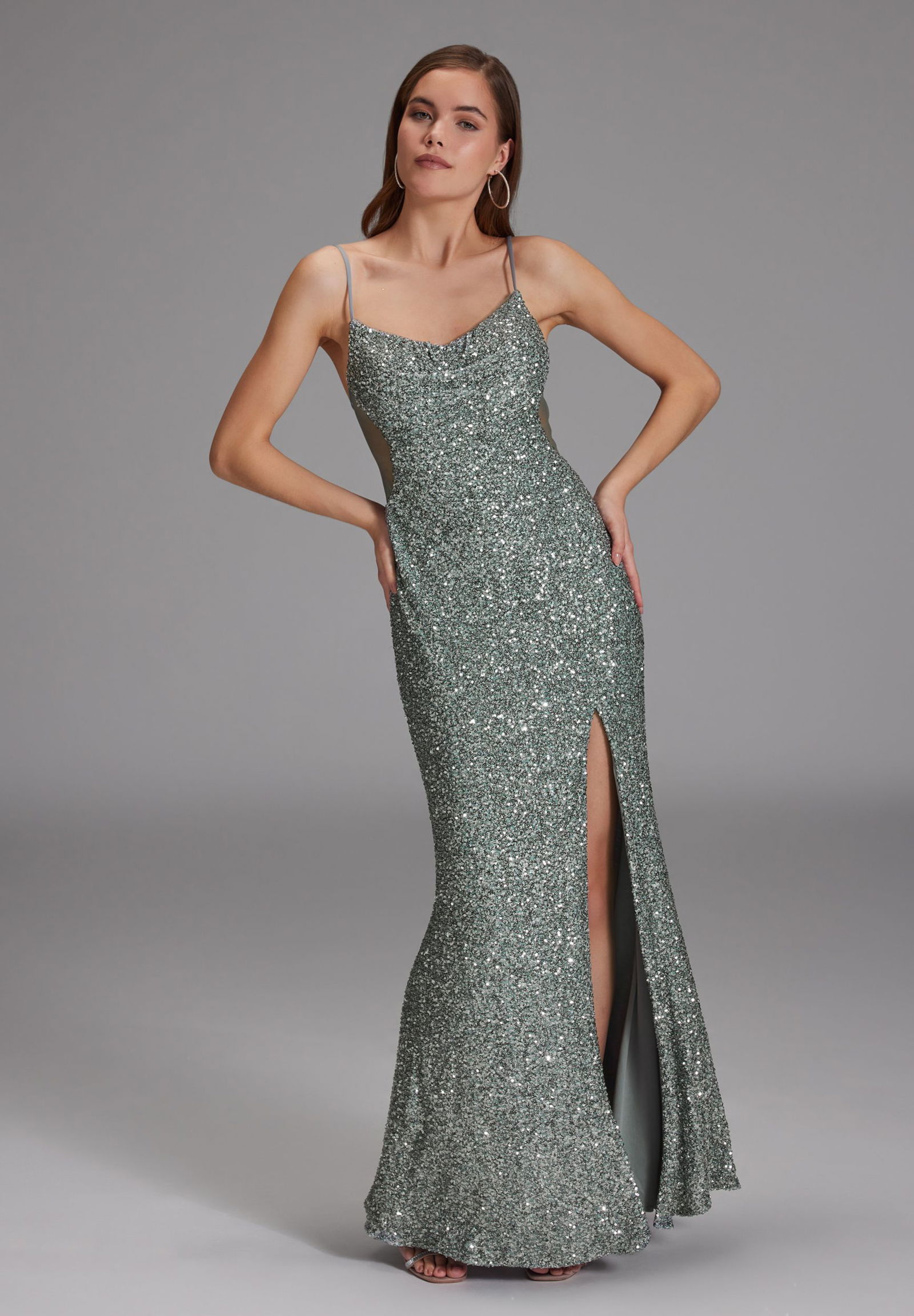 Hey Kyla |  Hey Kyla Langes Kleid  | 34 | mint ice