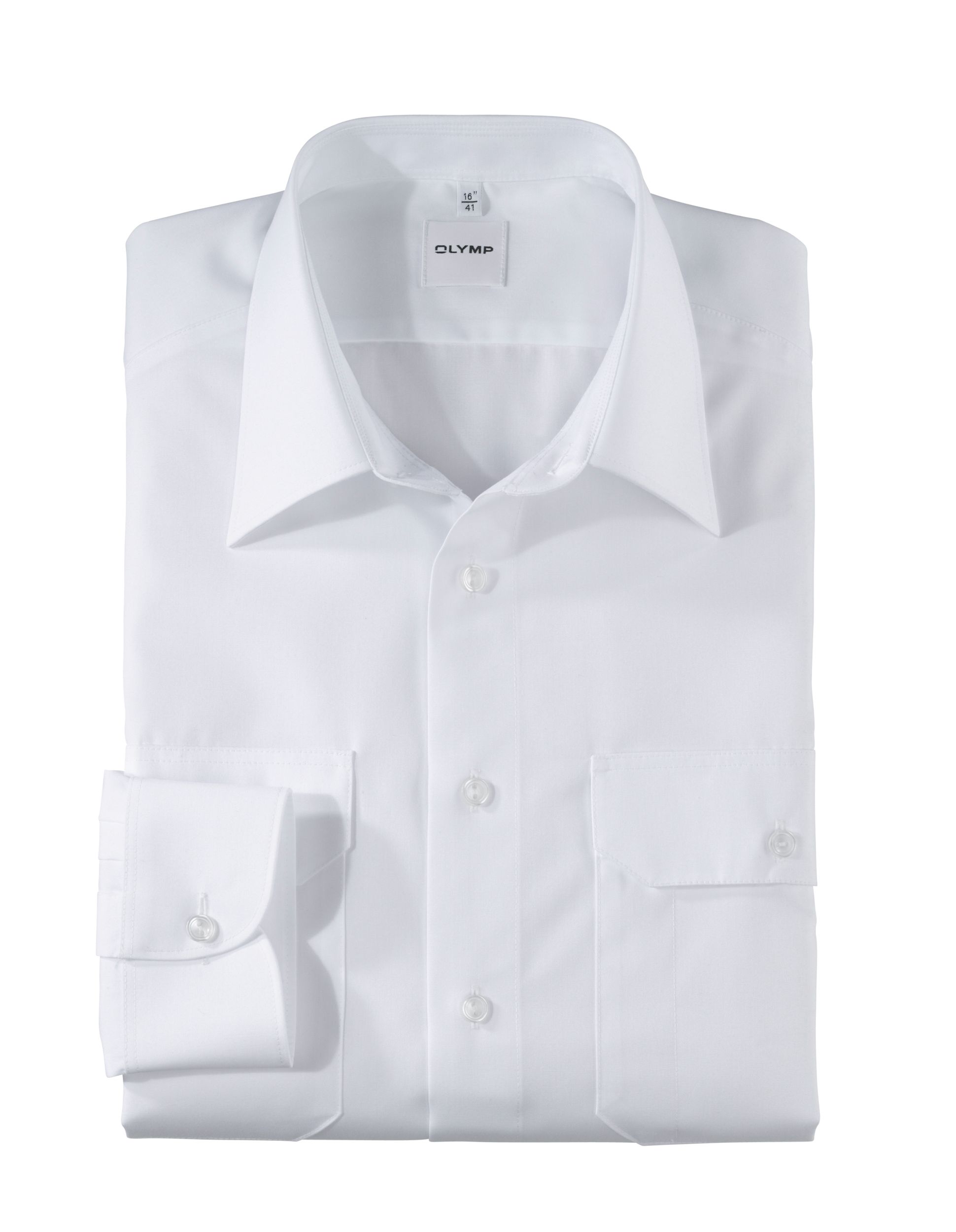 Olymp |  Olymp Hemd Modern Fit  | 48 | weiß