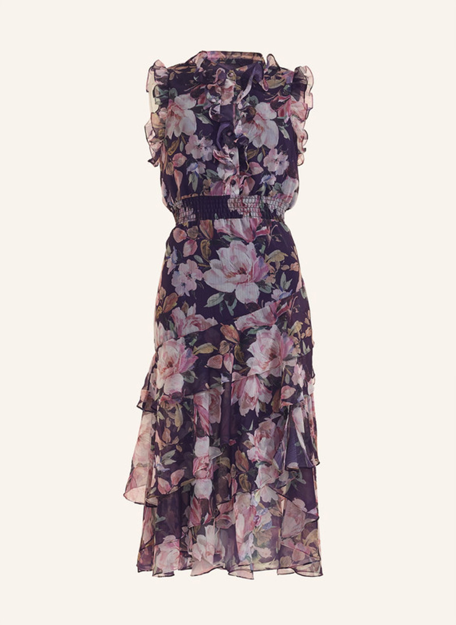 ADLYSH Maxikleid mit Volants #1