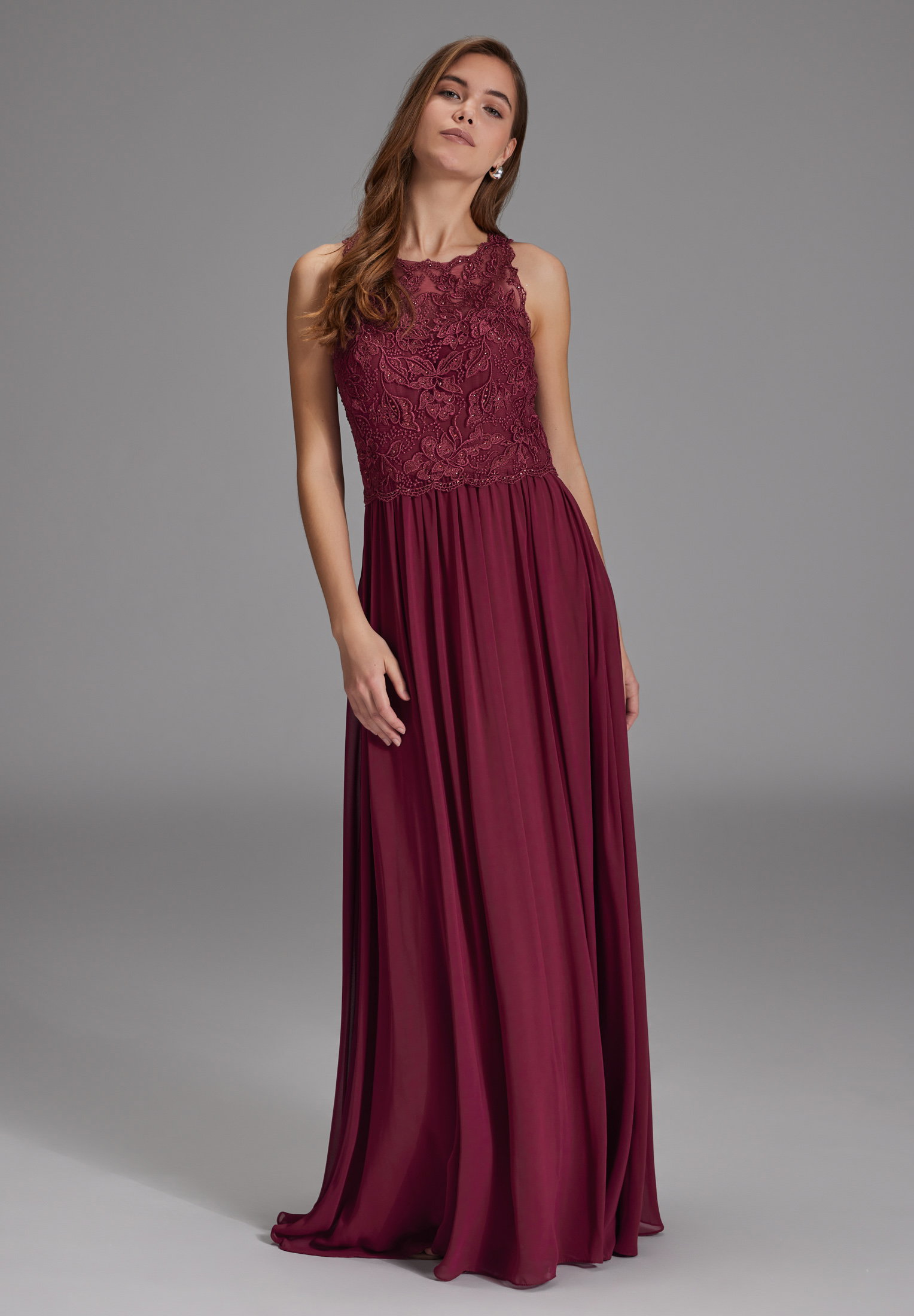 Hey Kyla High-closed-Abendkleid mit floraler Spitze #6