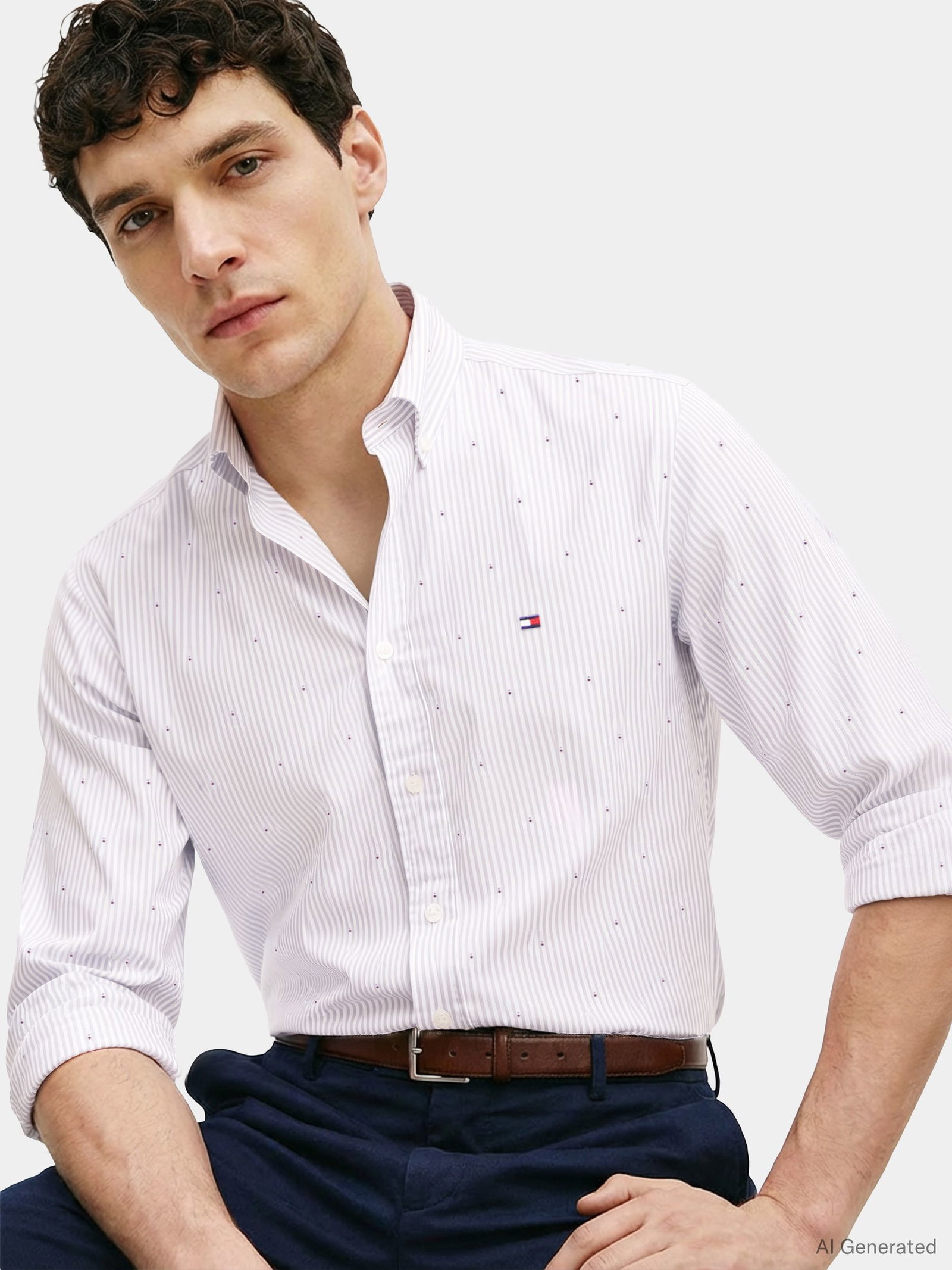 Tommy Hilfiger |  Tommy Hilfiger Shirt  | XL | blue spell / stripe