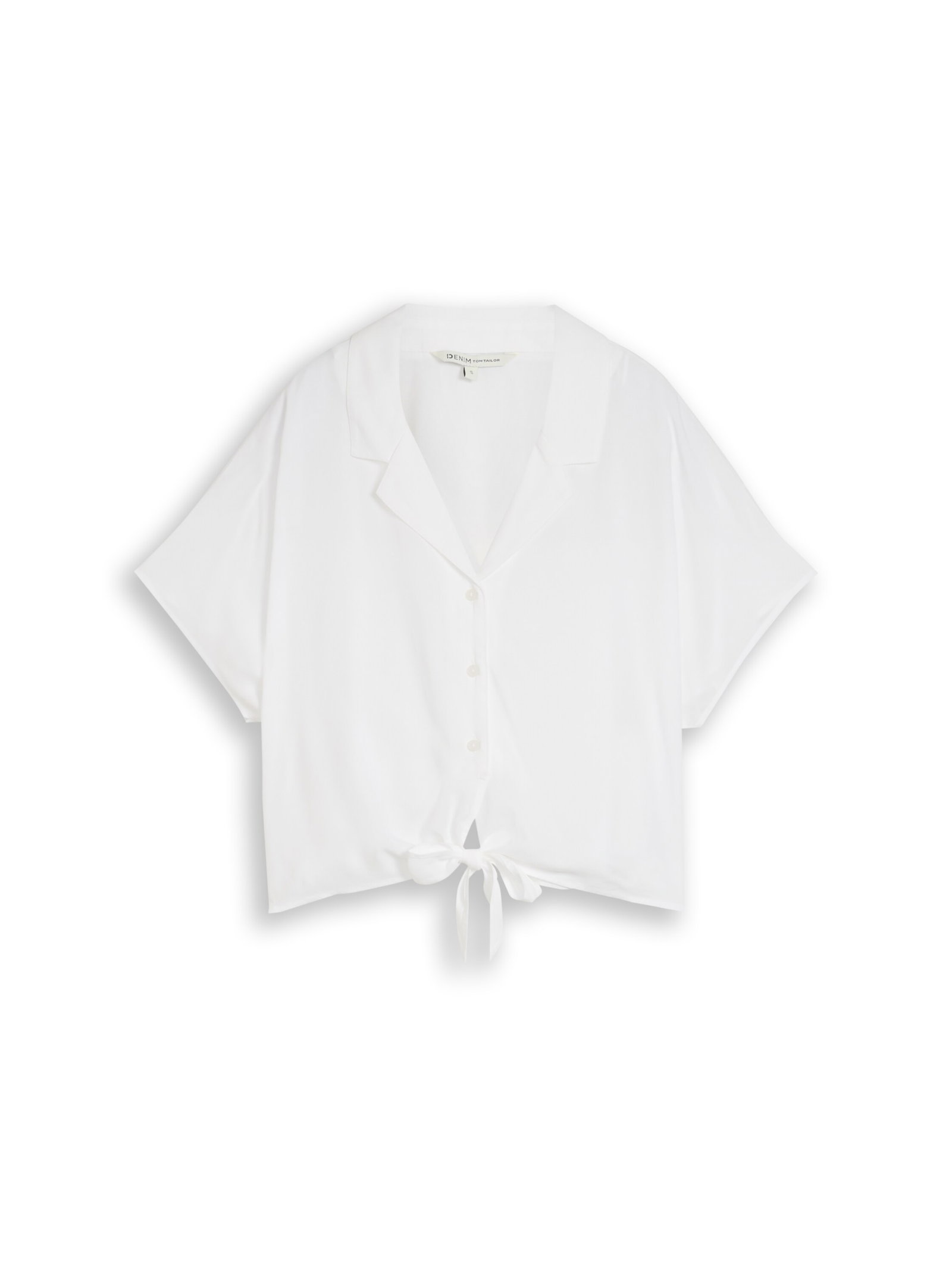 resort shirt with knot, White #1