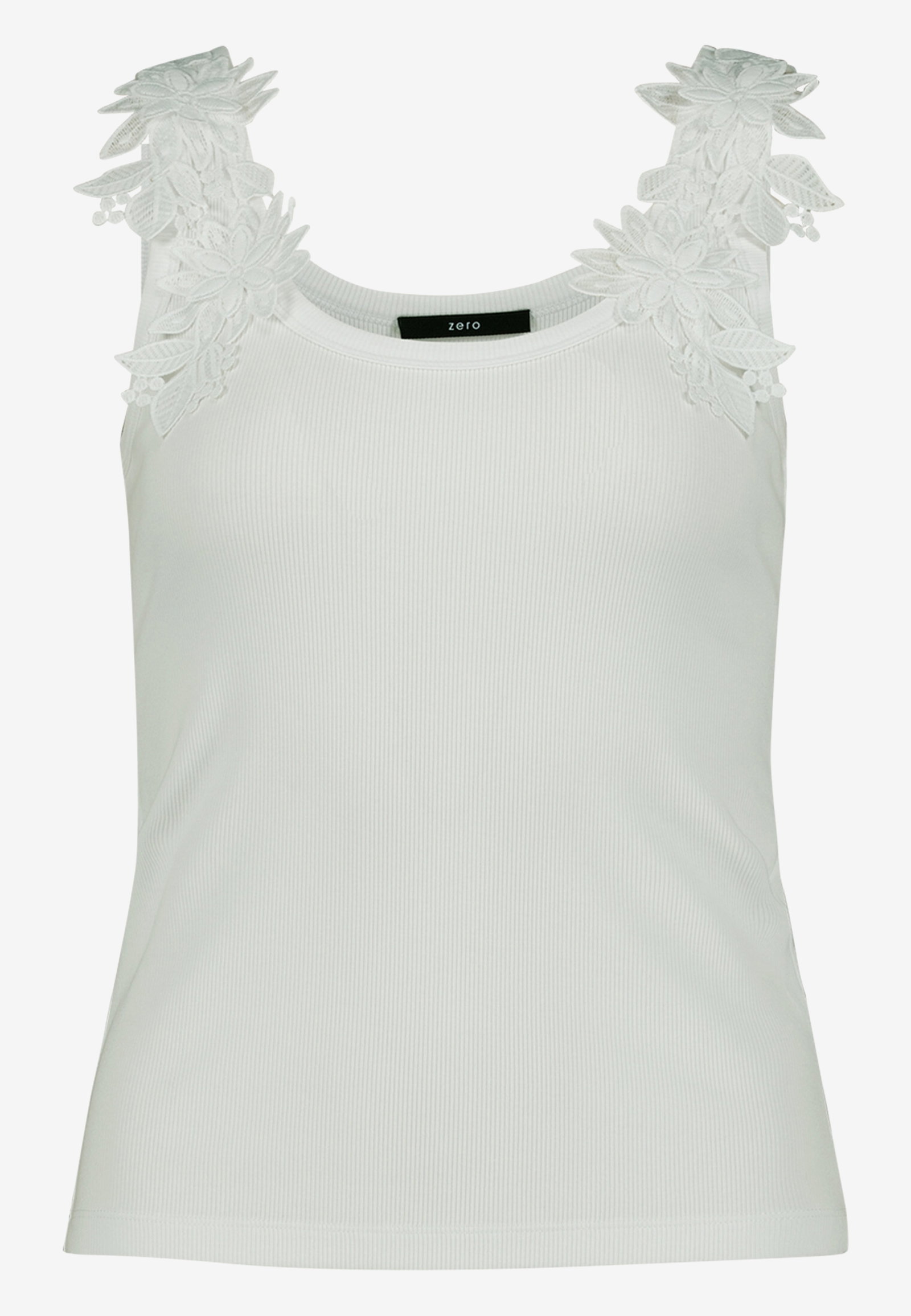 Top Kurz Tanktop, Brilliant White #1