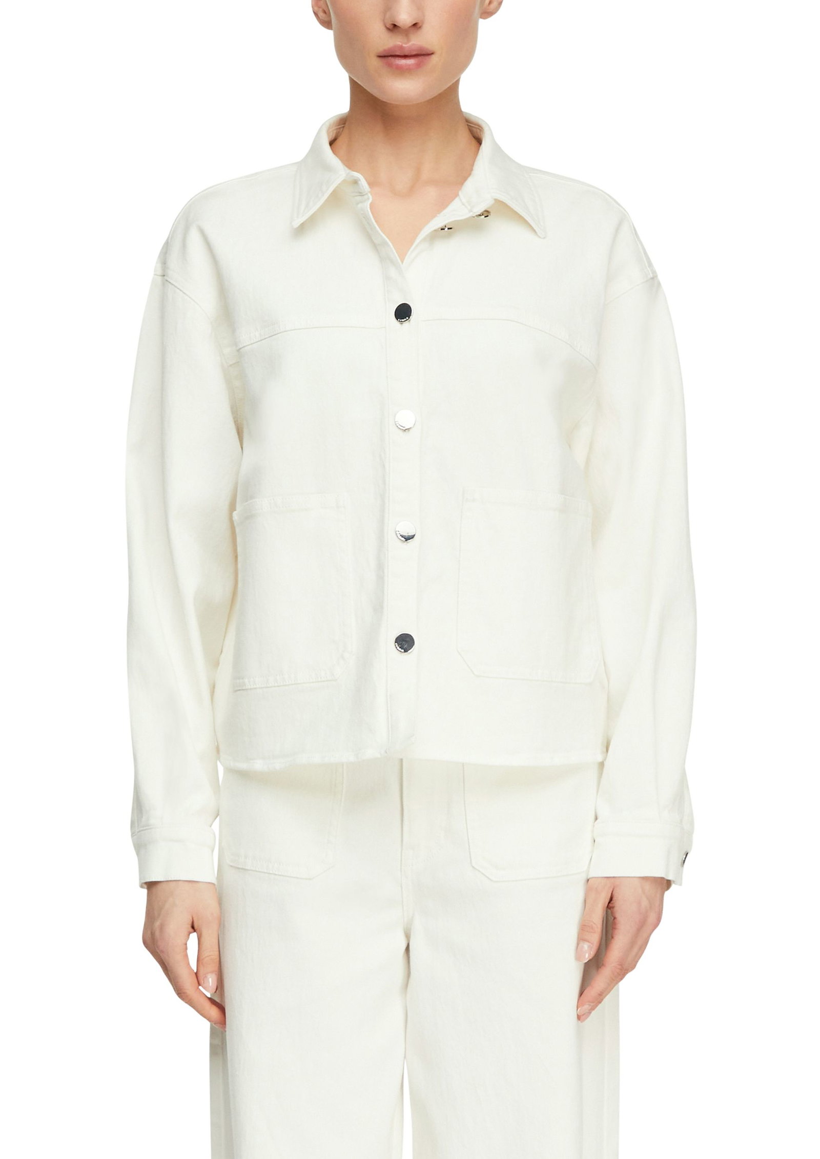 Comma |  Comma Jeansjacke  | 34 | weiß