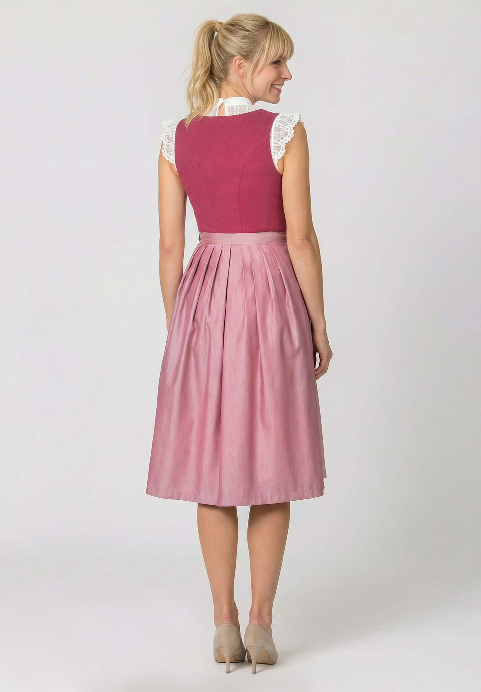 Stockerpoint Heimatgwand Dirndl Mididirndl Marcy Beere 75cm #2