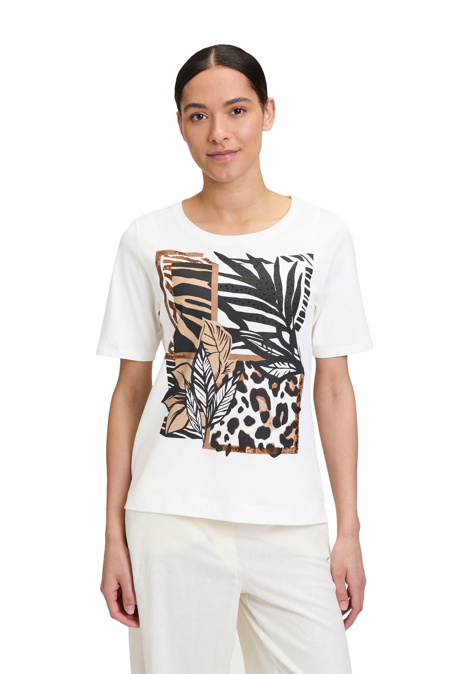 Betty Barclay |  Basic Shirt | 48 | patch cream/beige