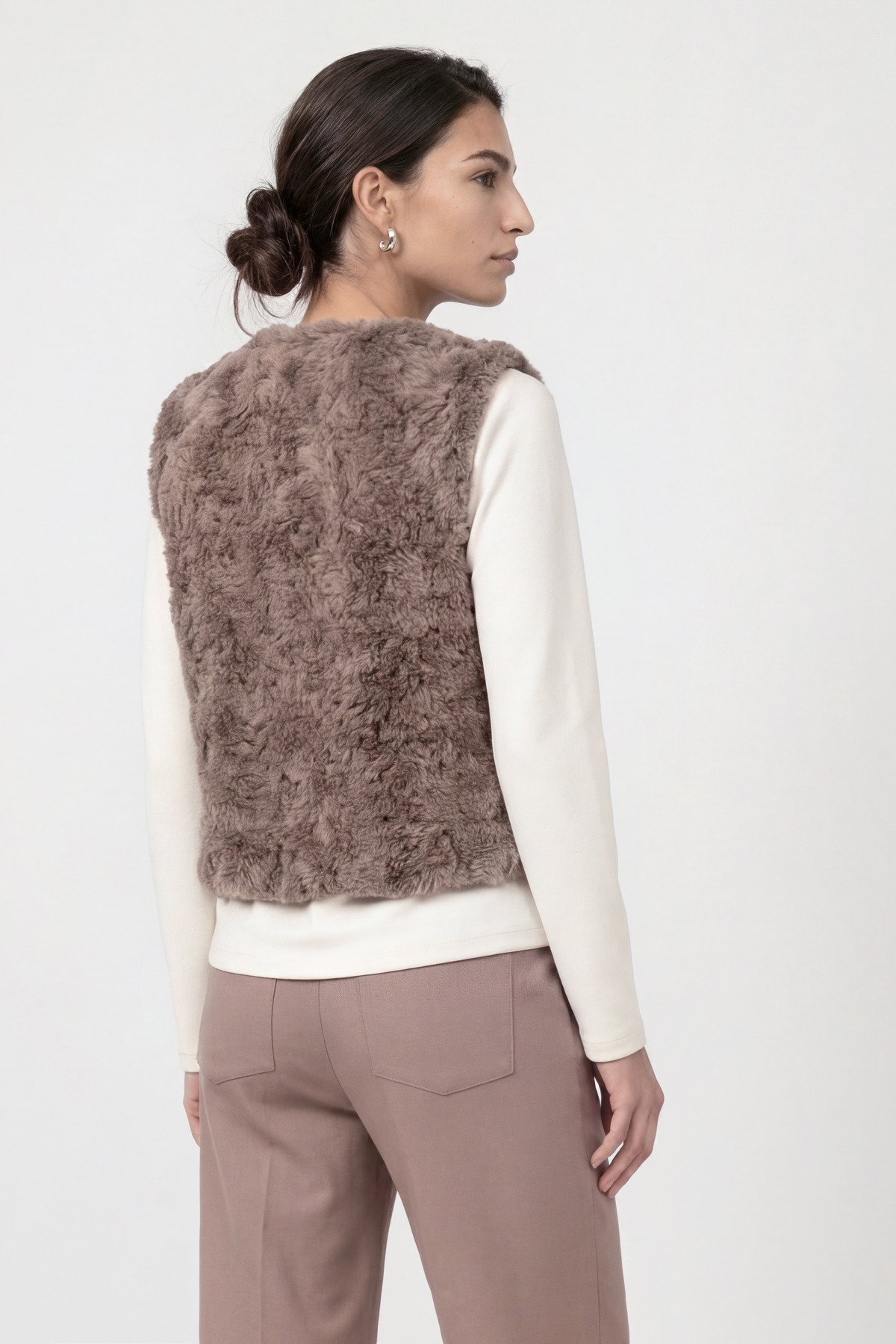 Weste, taupe #4