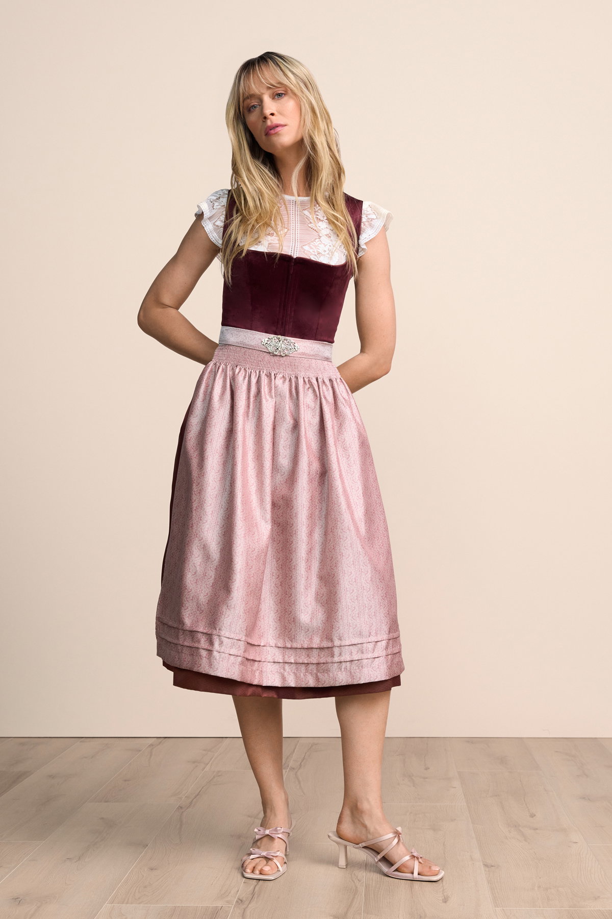 Krüger Madl Dirndl Mididirndl Aurela 70cm #2