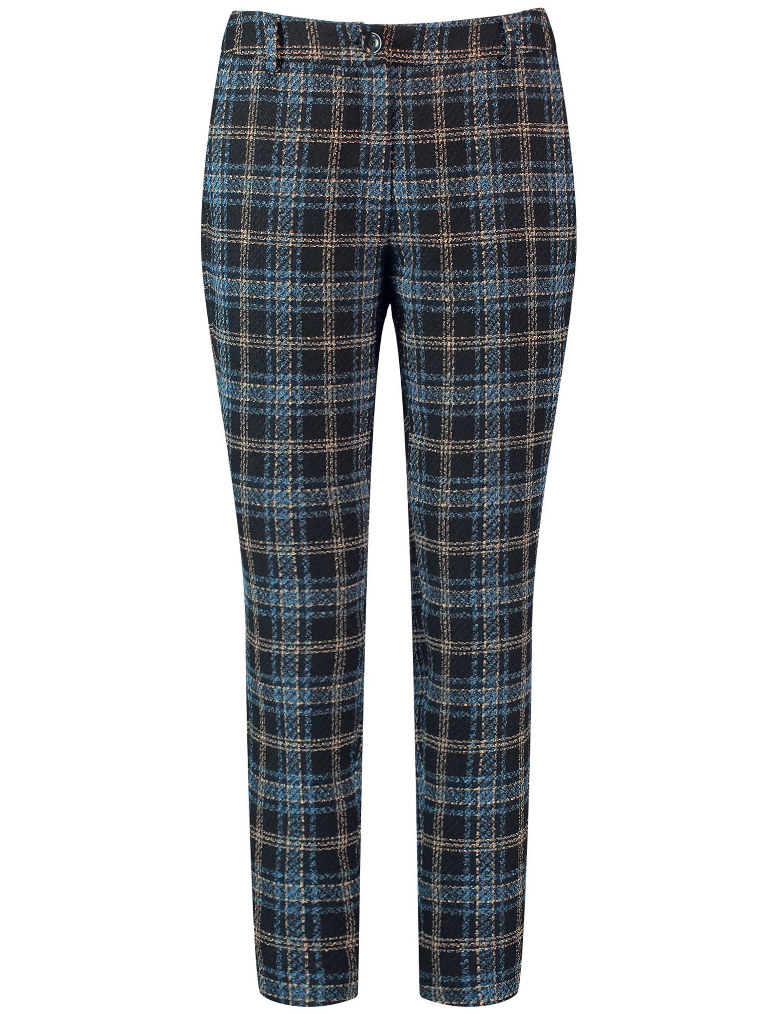 Karierte 7/8-Hose Slim #1