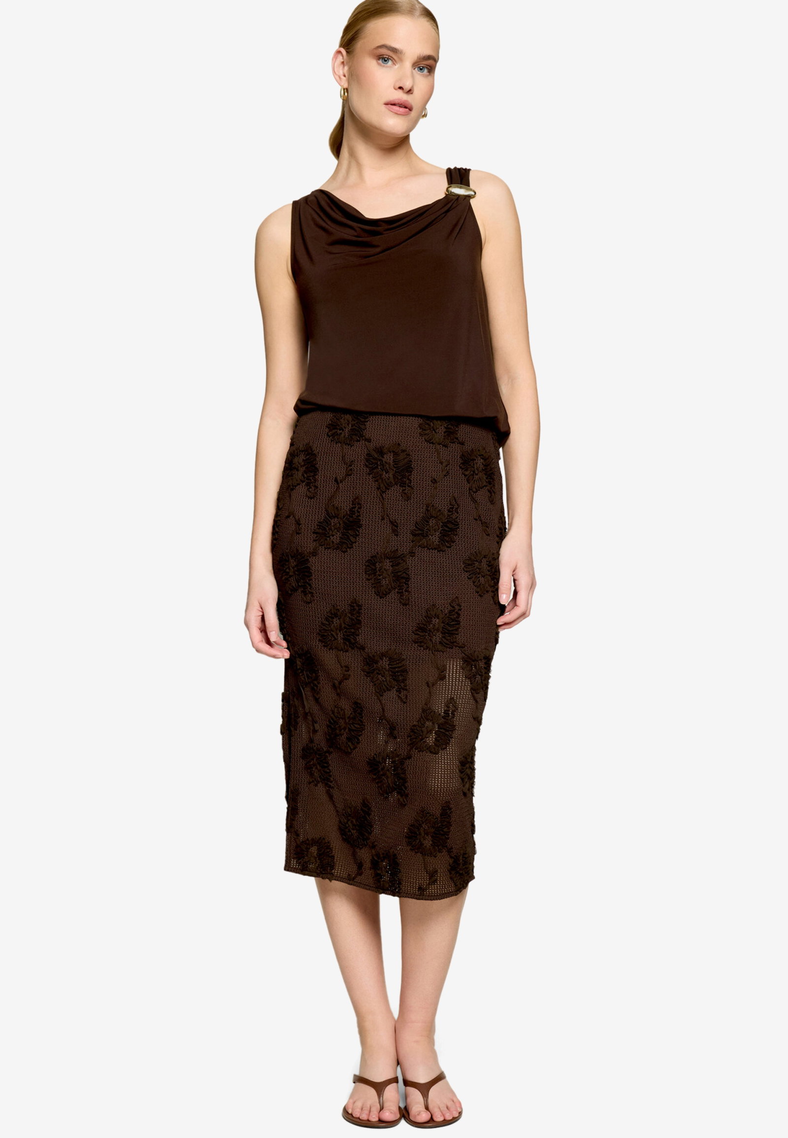 Rock Mittellang Casual, Chocolate Plum #4