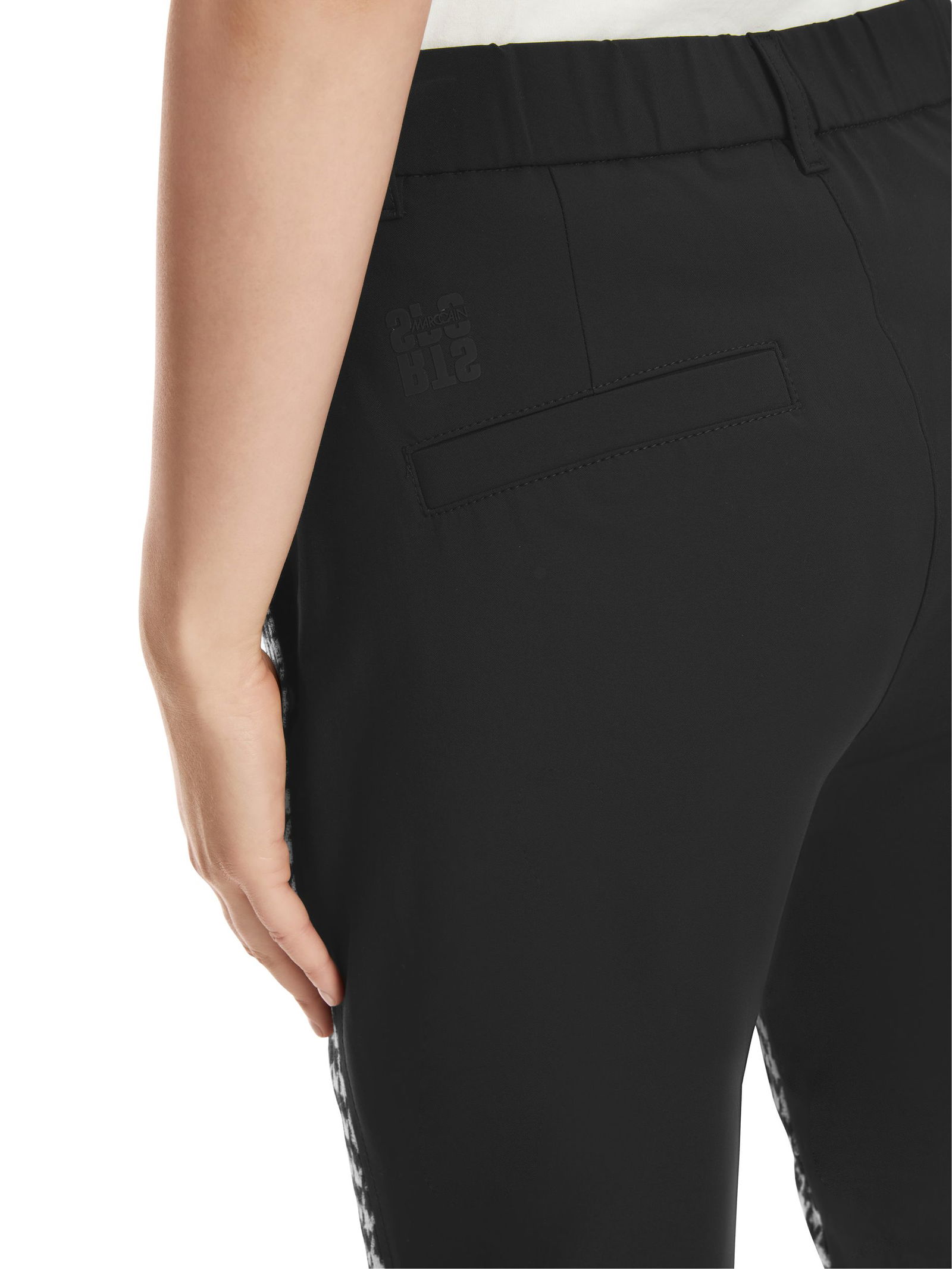 Marc Cain Sports | Marc Cain Sports Schmale Hose | 36 | black and white