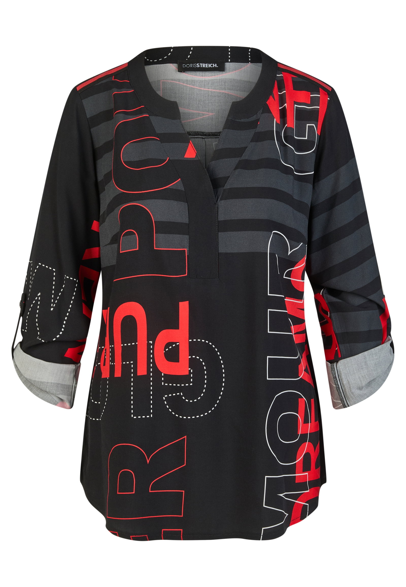 Bluse 1/1 Arm, Campari #1