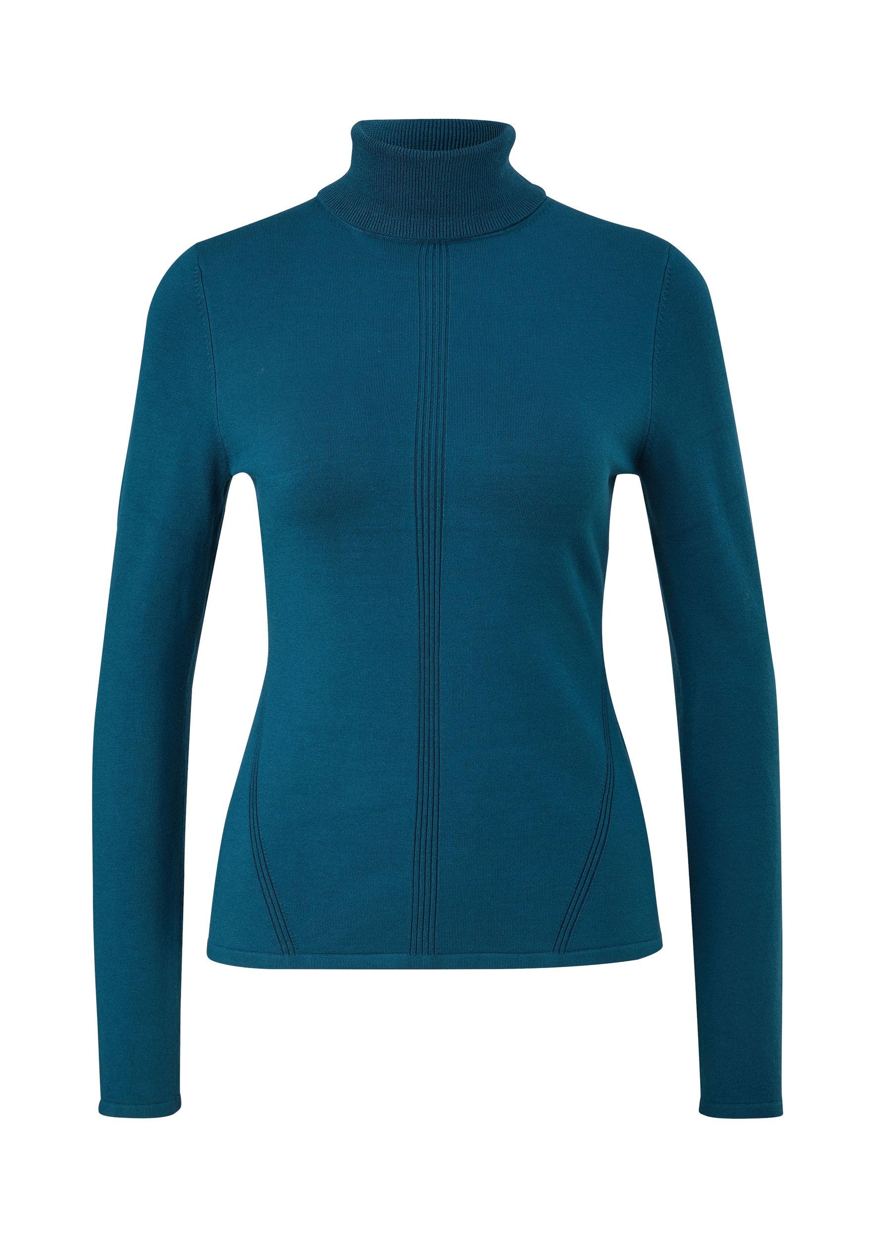 Comma |  Comma Rollkragenpullover  | 34 | petrol