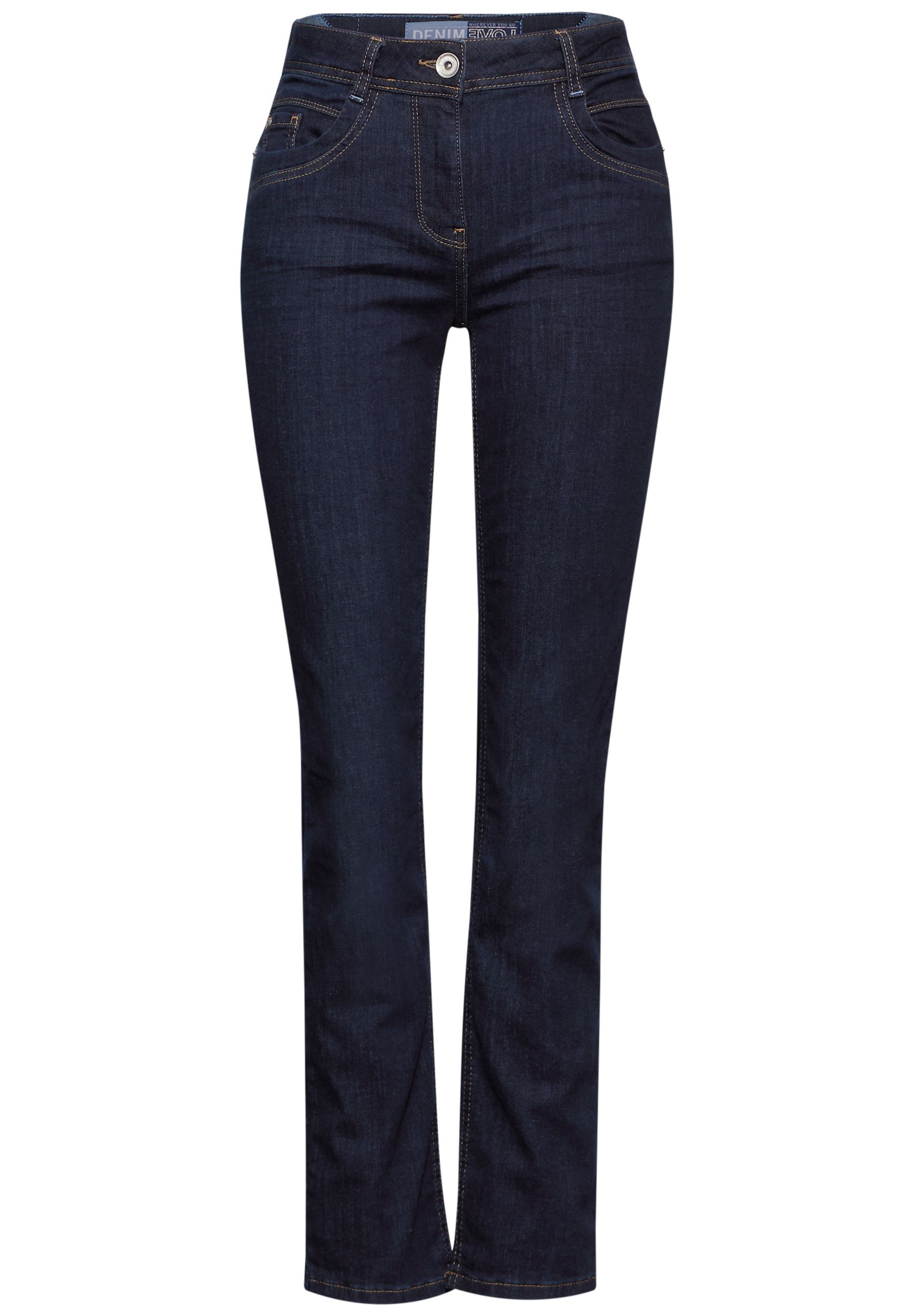 CECIL |  CECIL Straight Leg Jeans  | 34/32 | rinsed wash