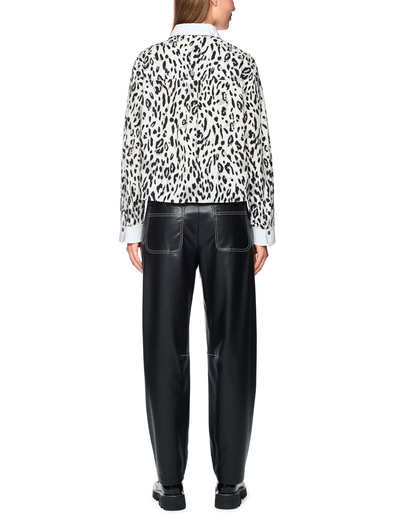 Bluse, white and black #3