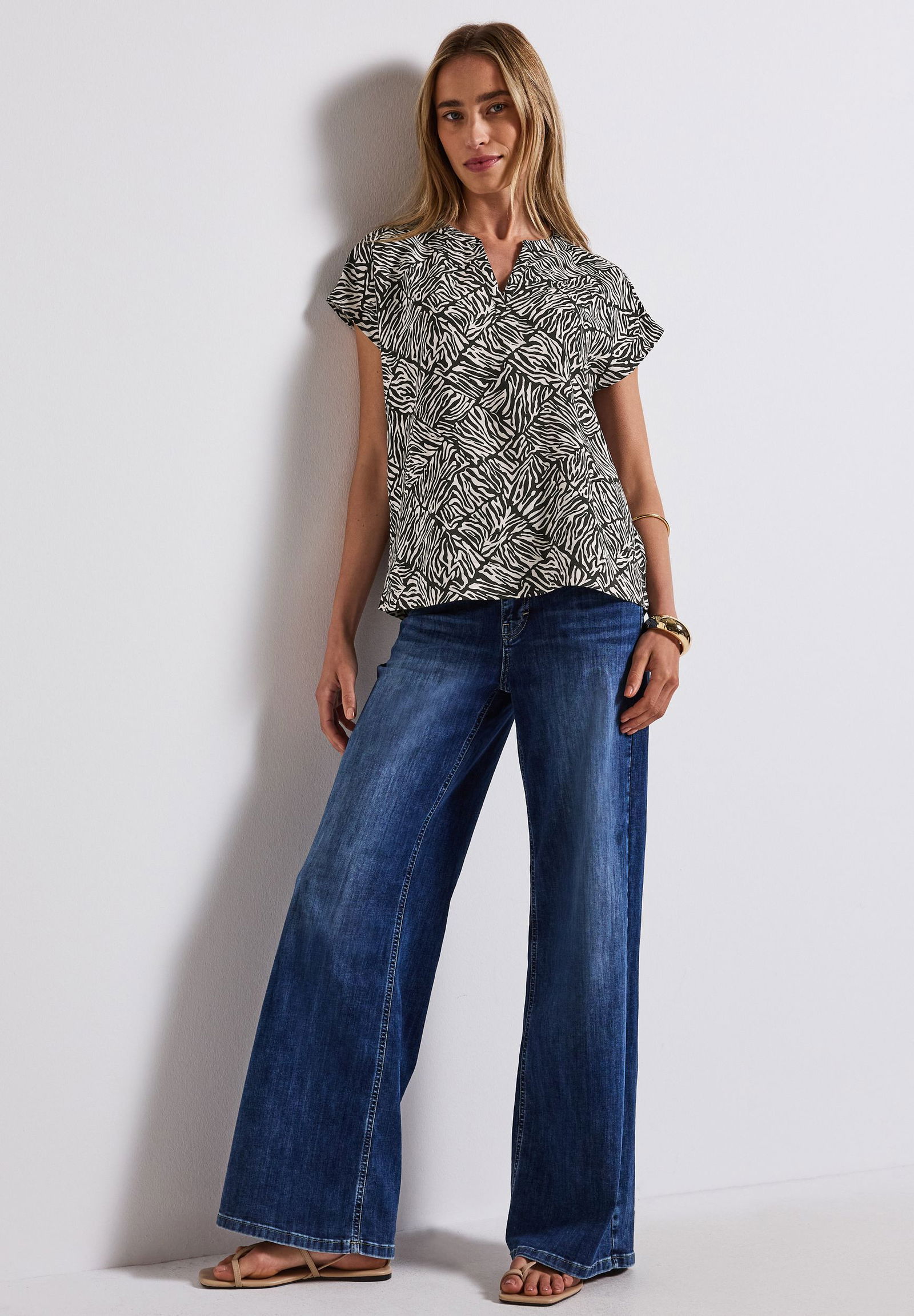 Street One | Street One Druckbluse | 40 | 4565_26618