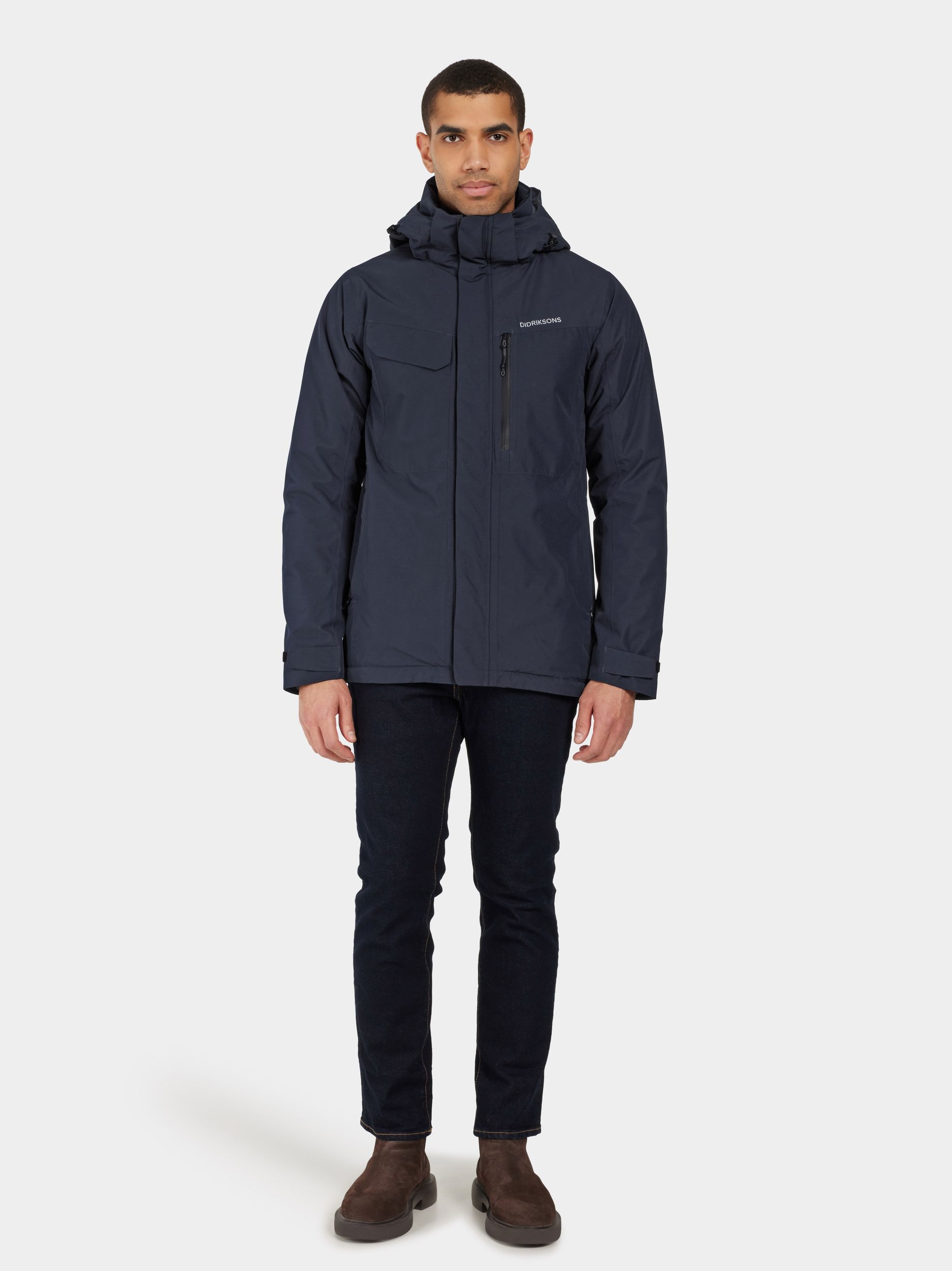 Didriksons |  Didriksons Long Jacke  | L | dark night blue