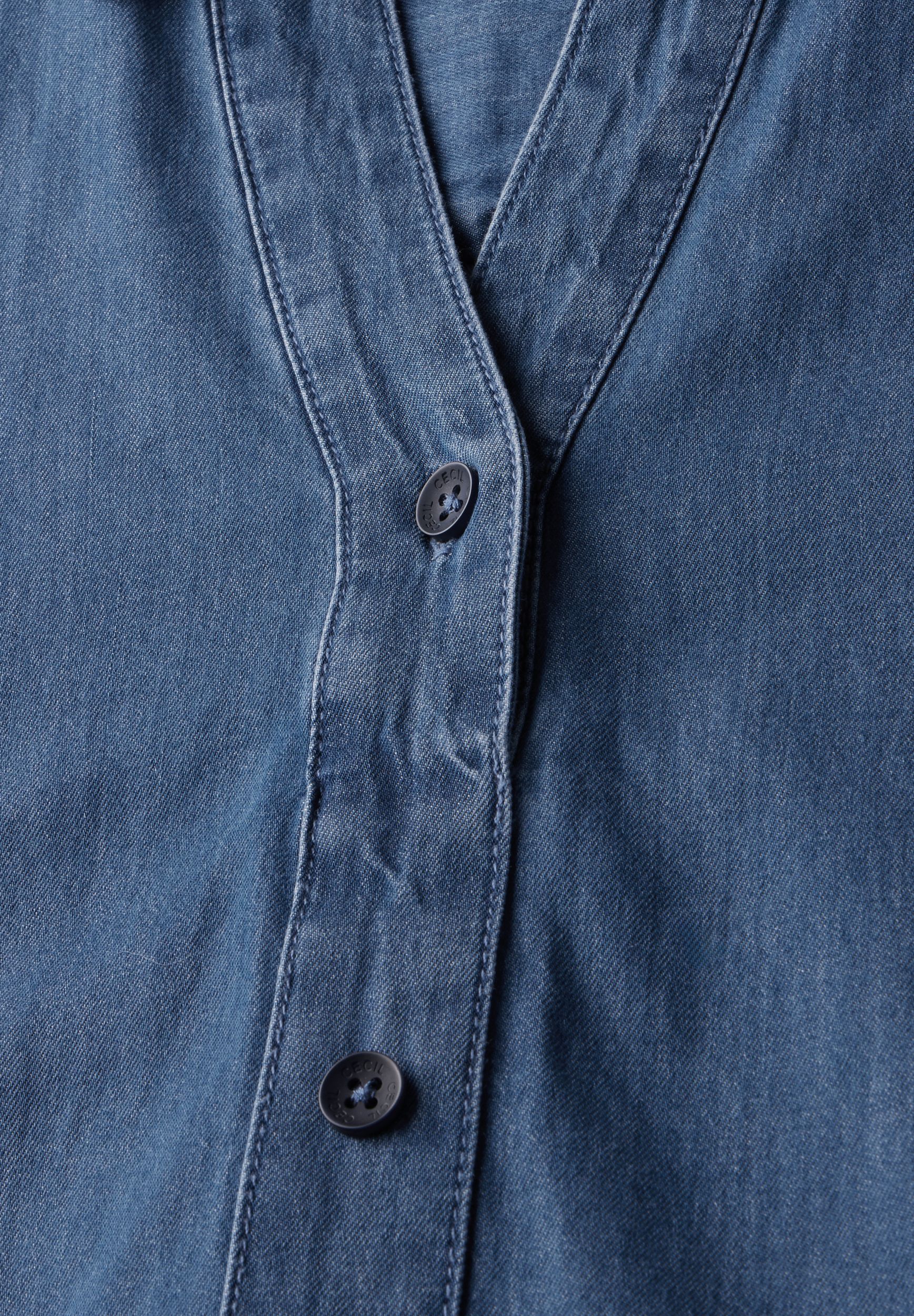 CECIL |  CECIL Freizeitkleid  | L | mid blue wash