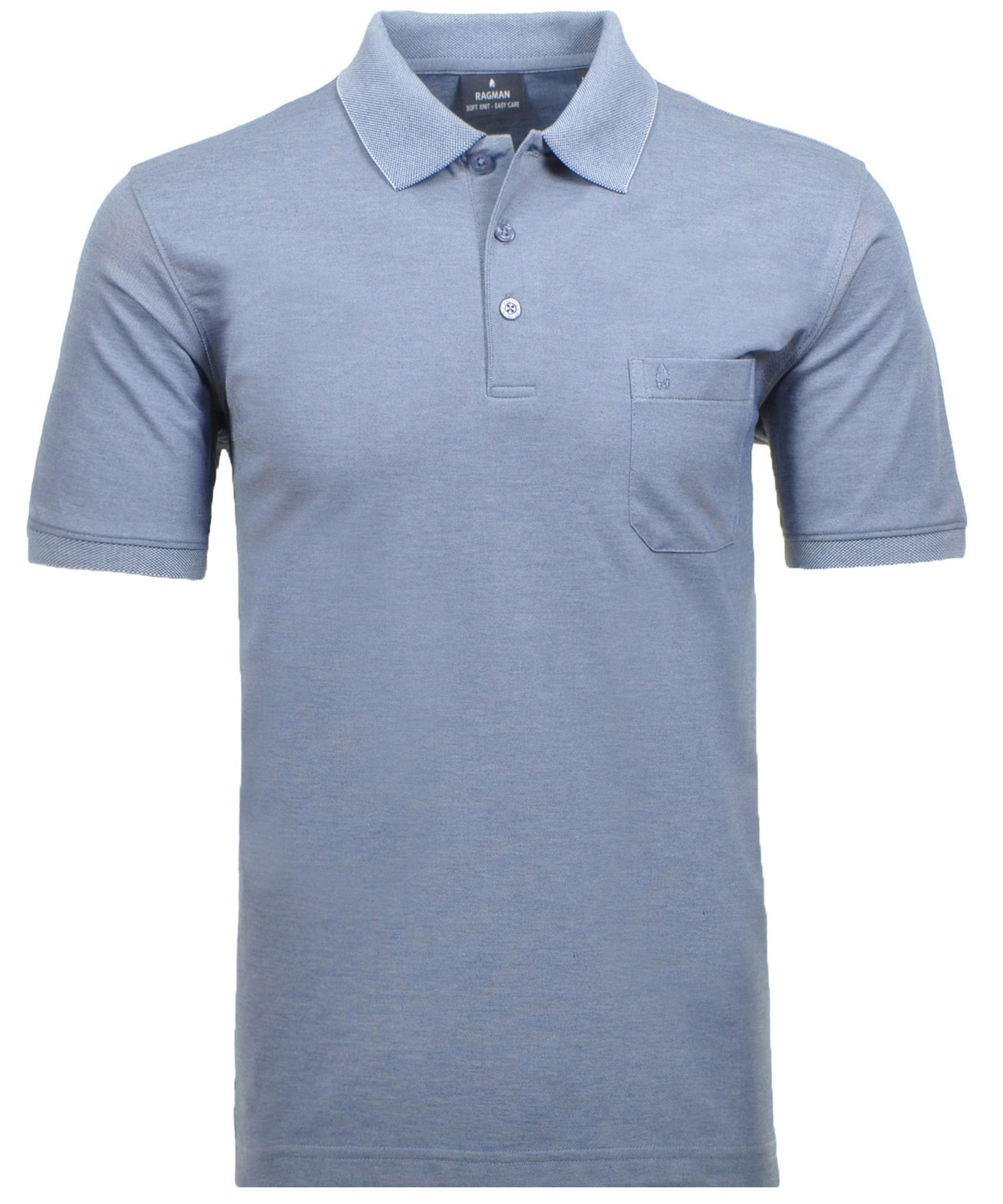 RAGMAN |  RAGMAN Poloshirt  | XXL | taube