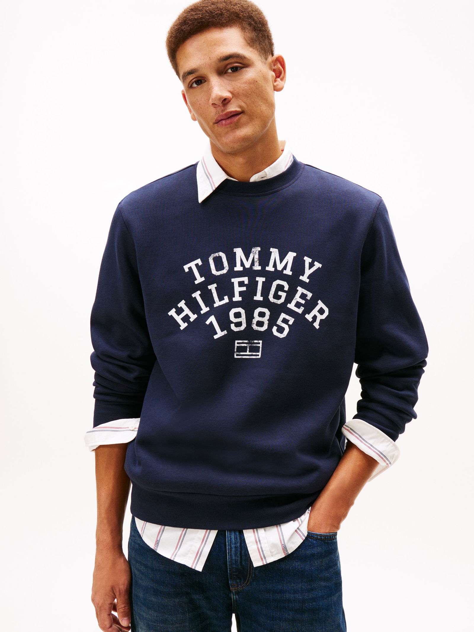 Tommy Hilfiger |  Tommy Hilfiger Sweatshirt  | M | desert sky