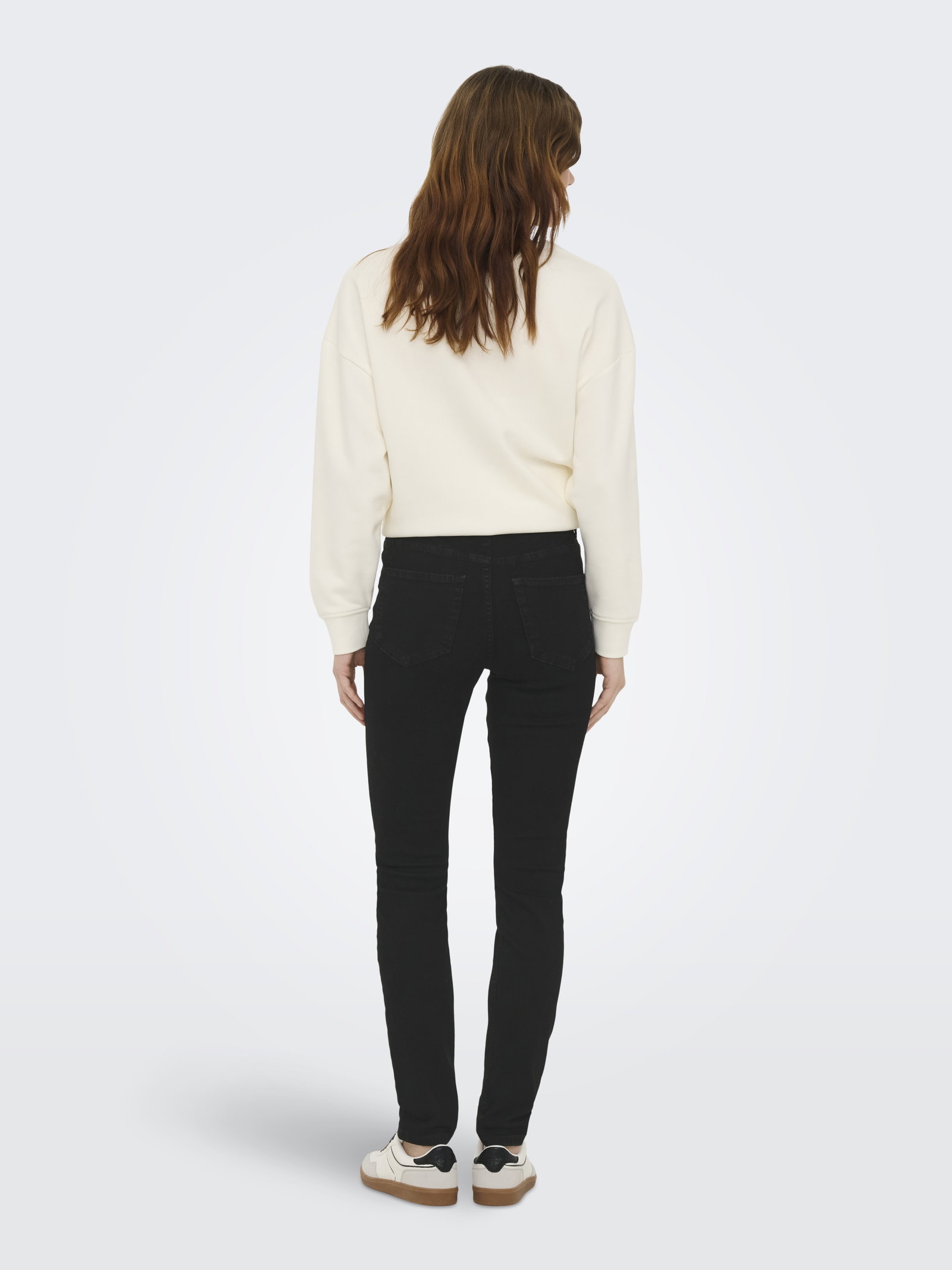 JDYFINA MW SKINNY JEANS BLK DNM NOO, Black Denim #5