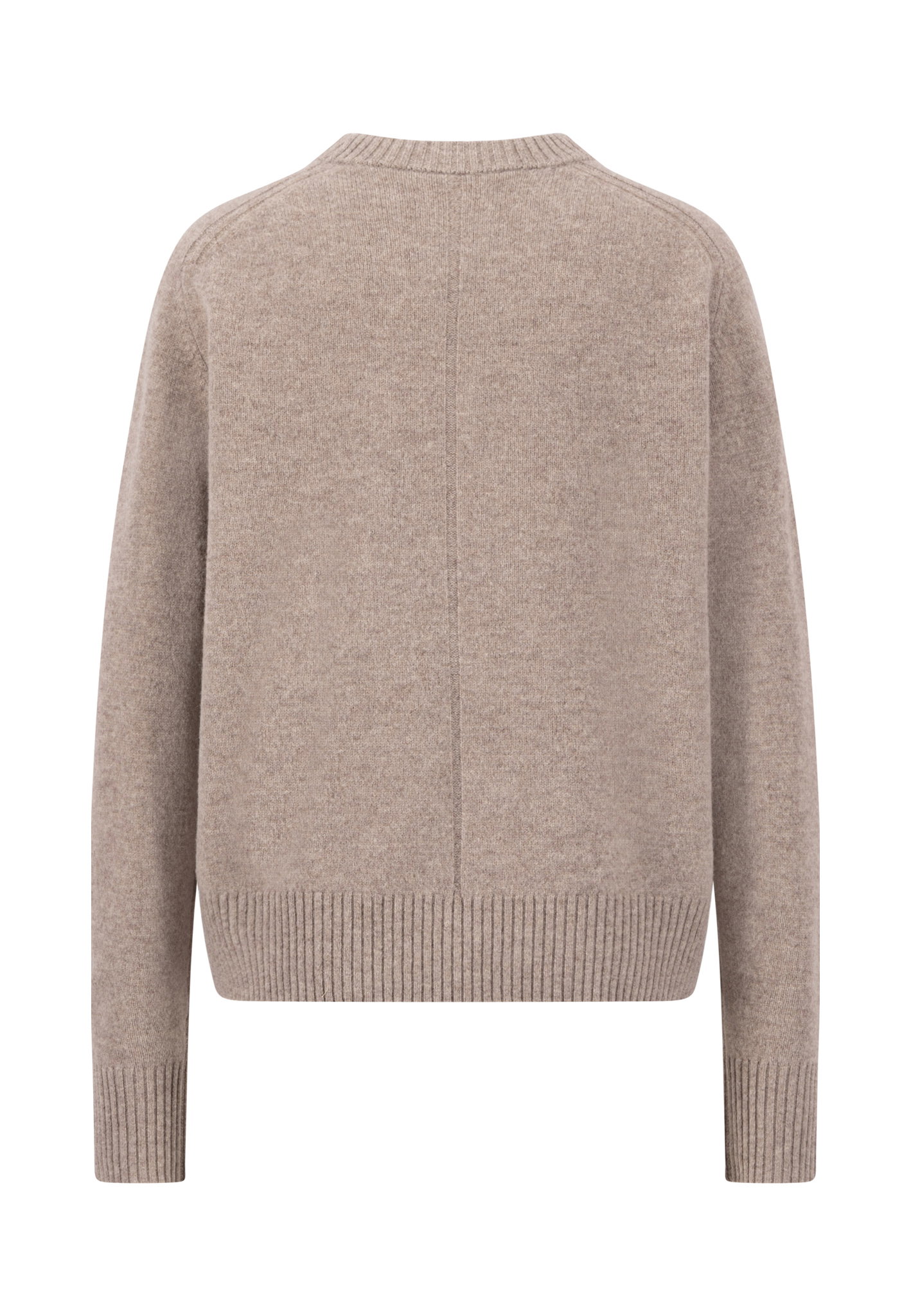 PULLOVER O-NECK MERINOWOOL *RWS, URBAN TAUPE #2