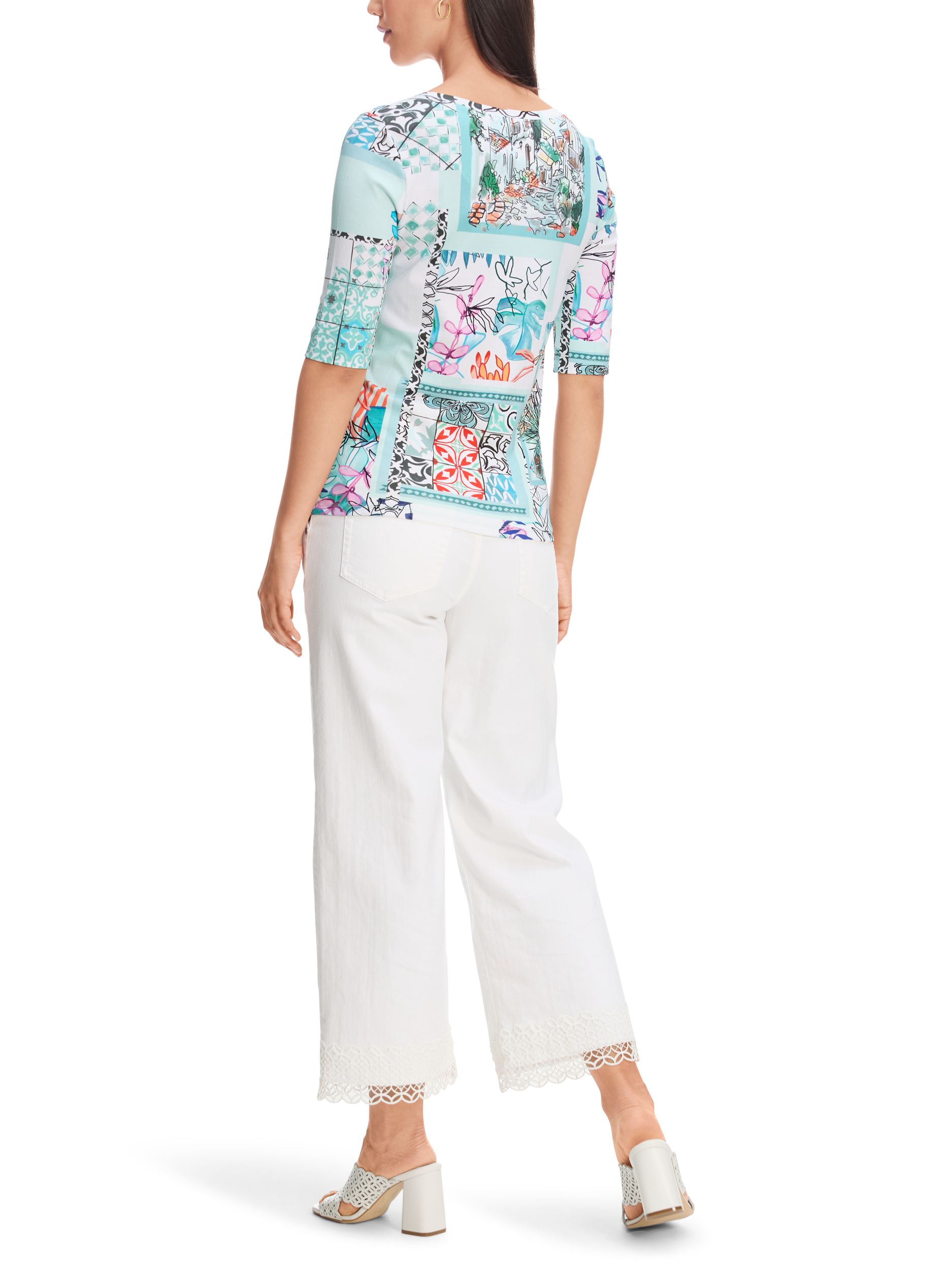 Marc Cain Collections |  Bedrucktes Shirt | 40 | breath