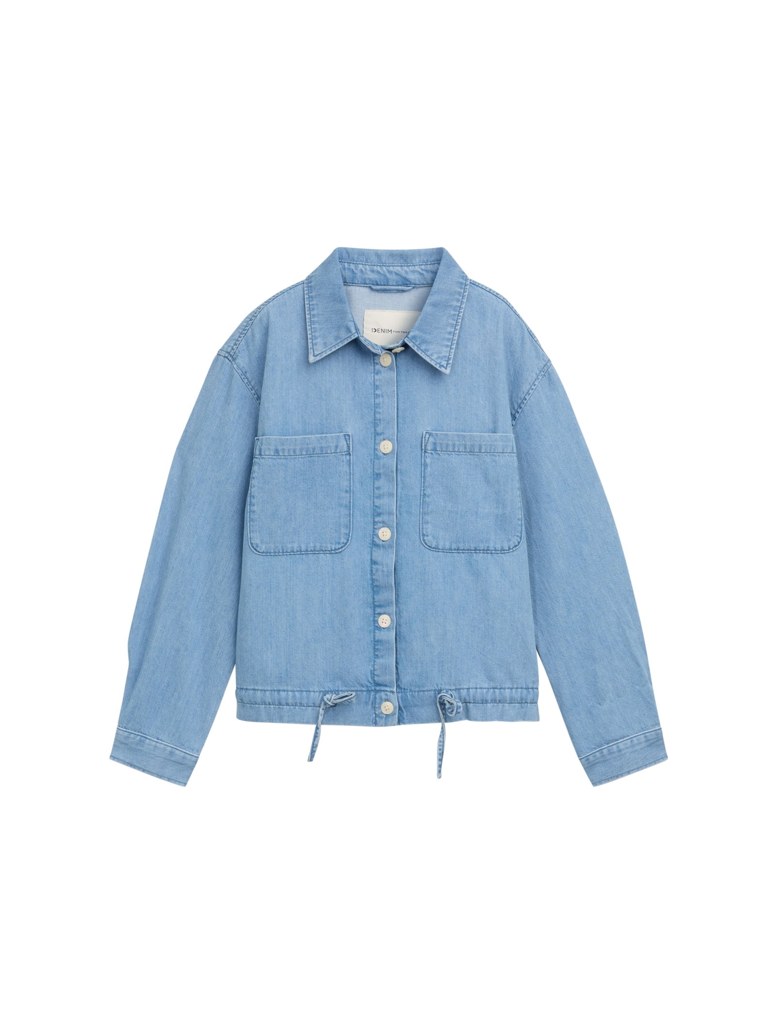 summer denim jacket, Used Bleached Blue Denim #1