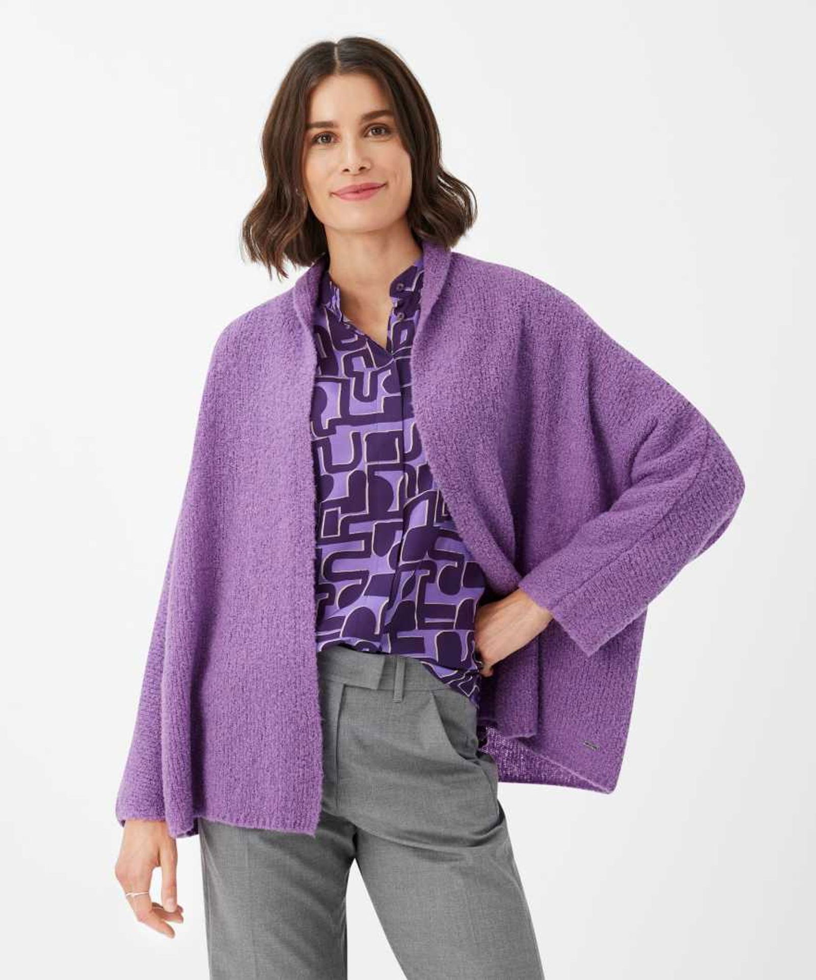 549248d2c377ff1cff2a38b748cc3f00 Brax |  Brax Strickjacke | Cardigan  | 44 | malve