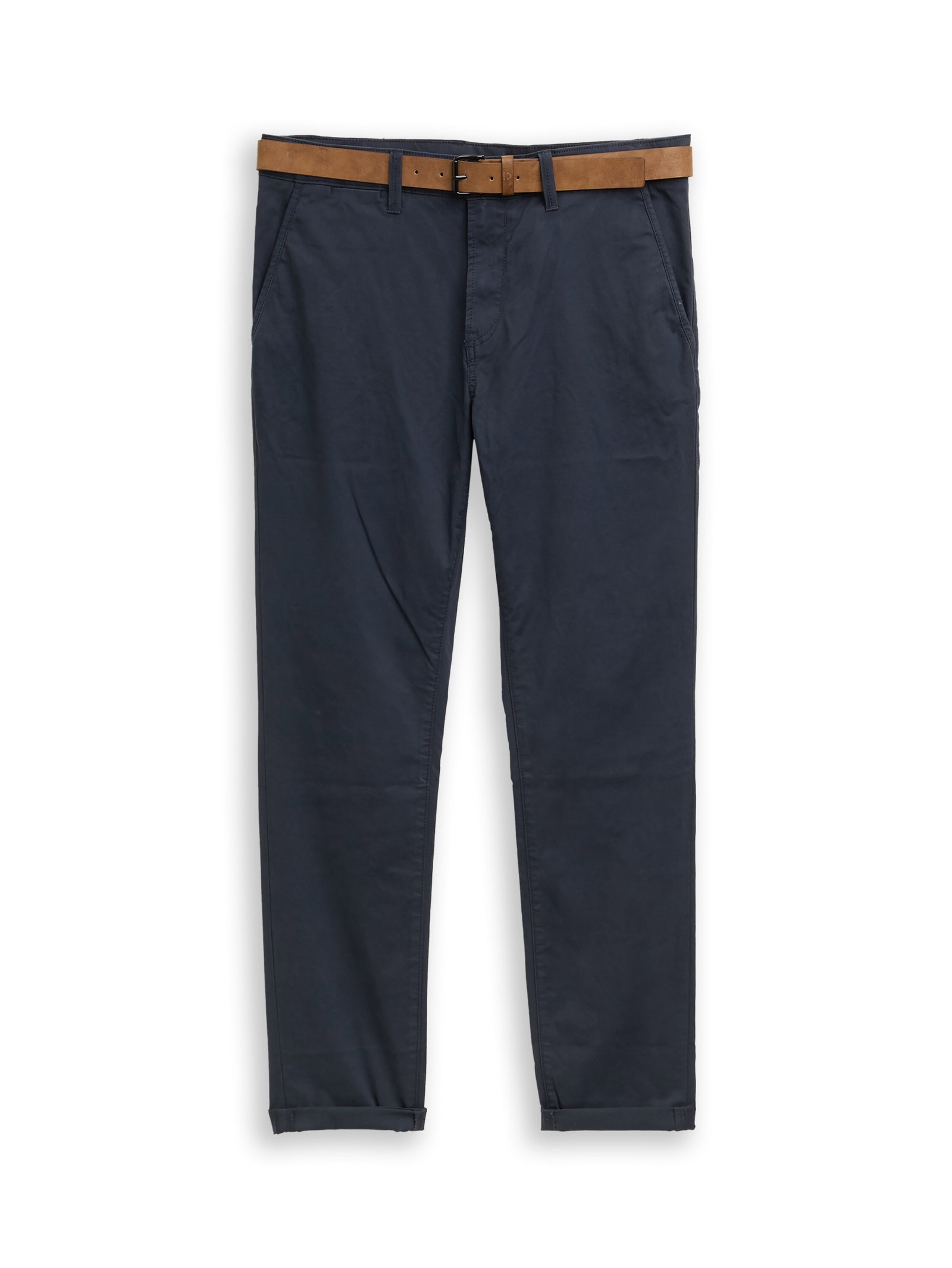 Slim Chino with belt, sky captain blue #1