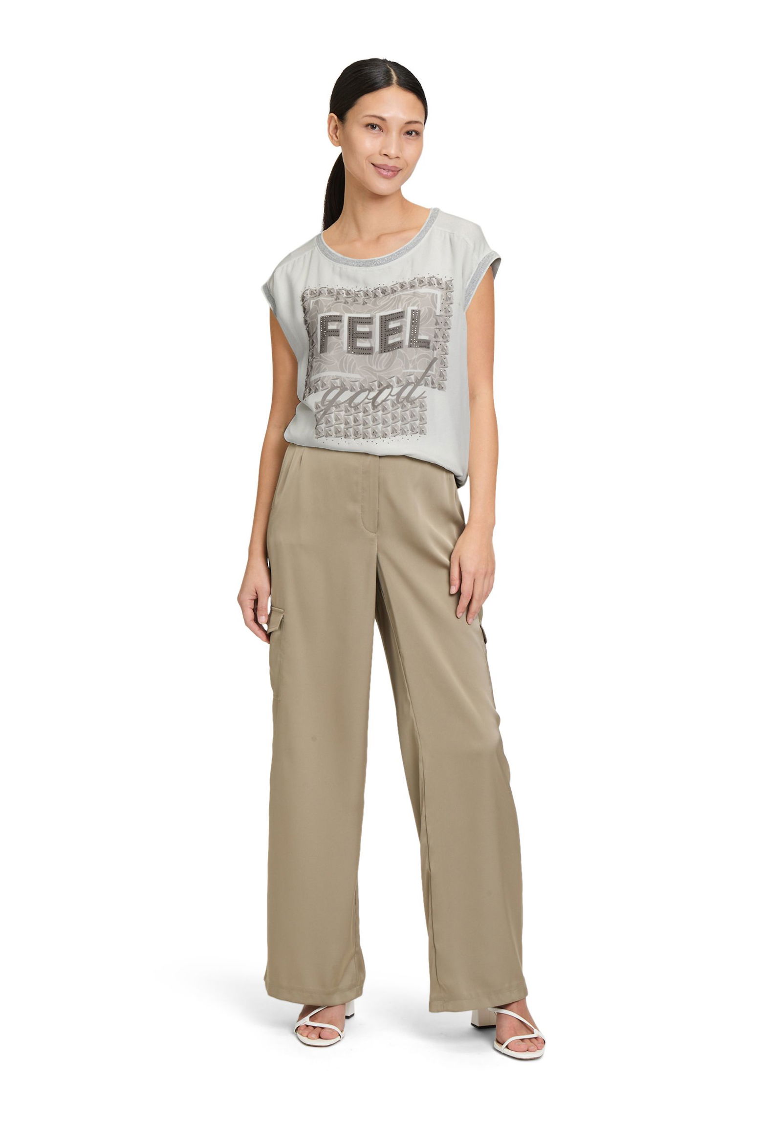 Betty Barclay |  Betty Barclay Shirt  | 40 | patch cream/beige