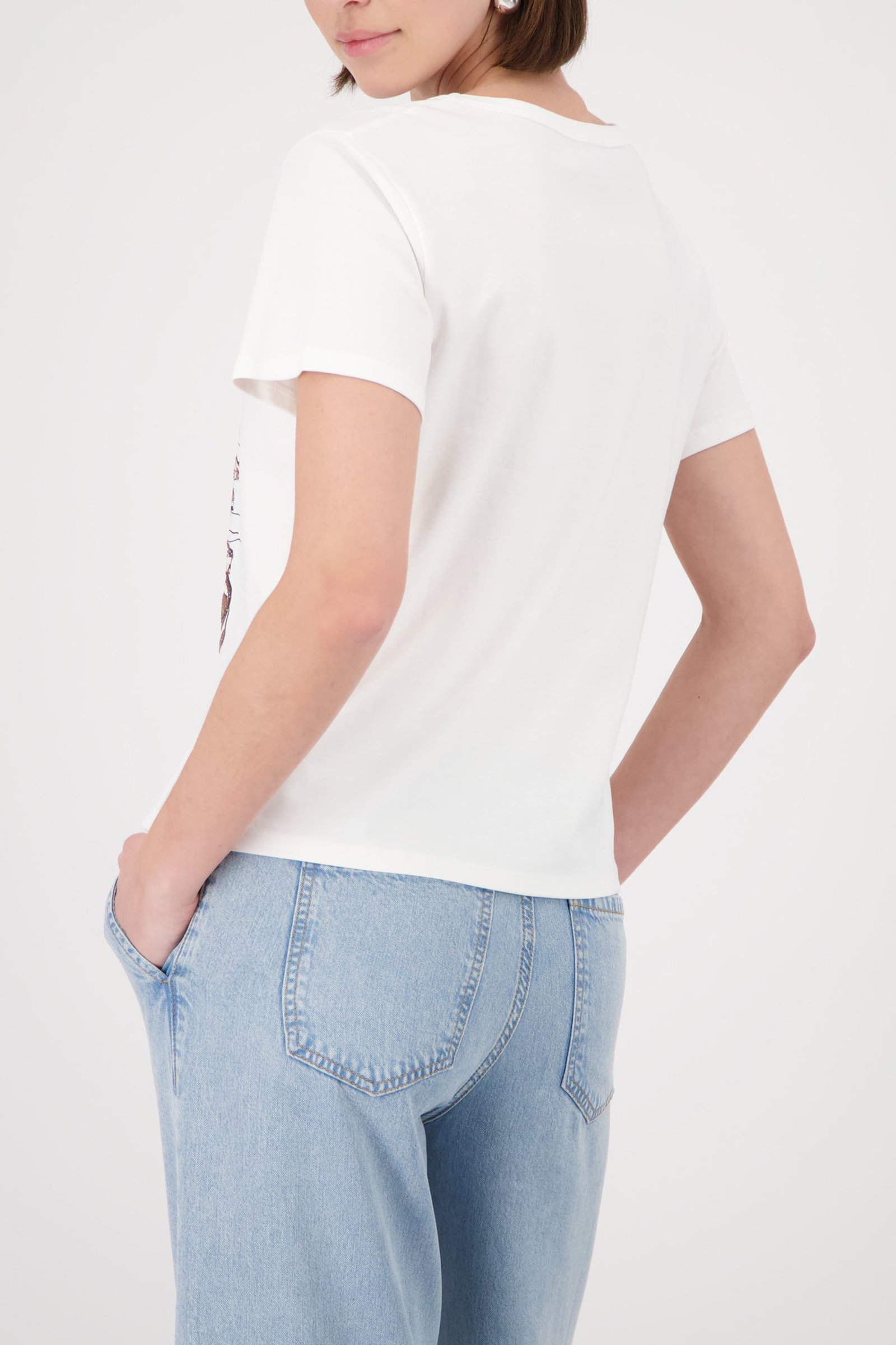 Monari |  T-Shirt, cream | 36