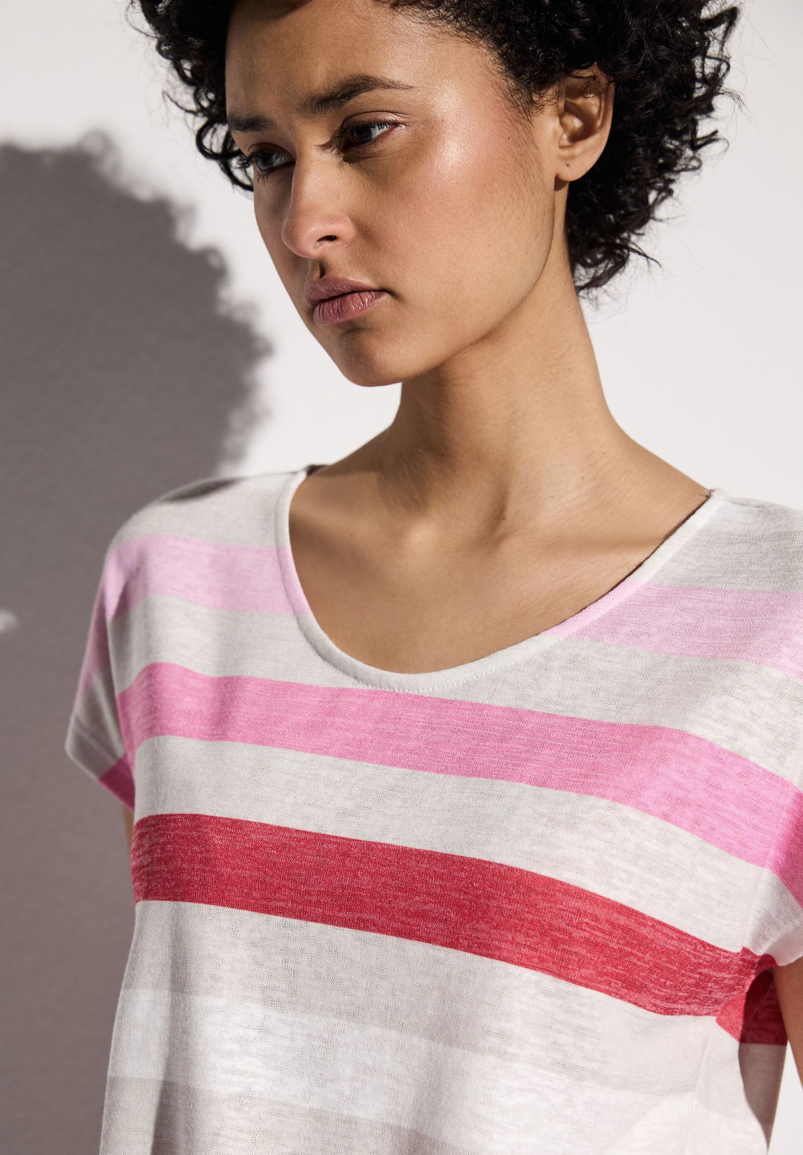  | SOL_LTD QR big multicolor stri, soft jade green | 44 | glory red