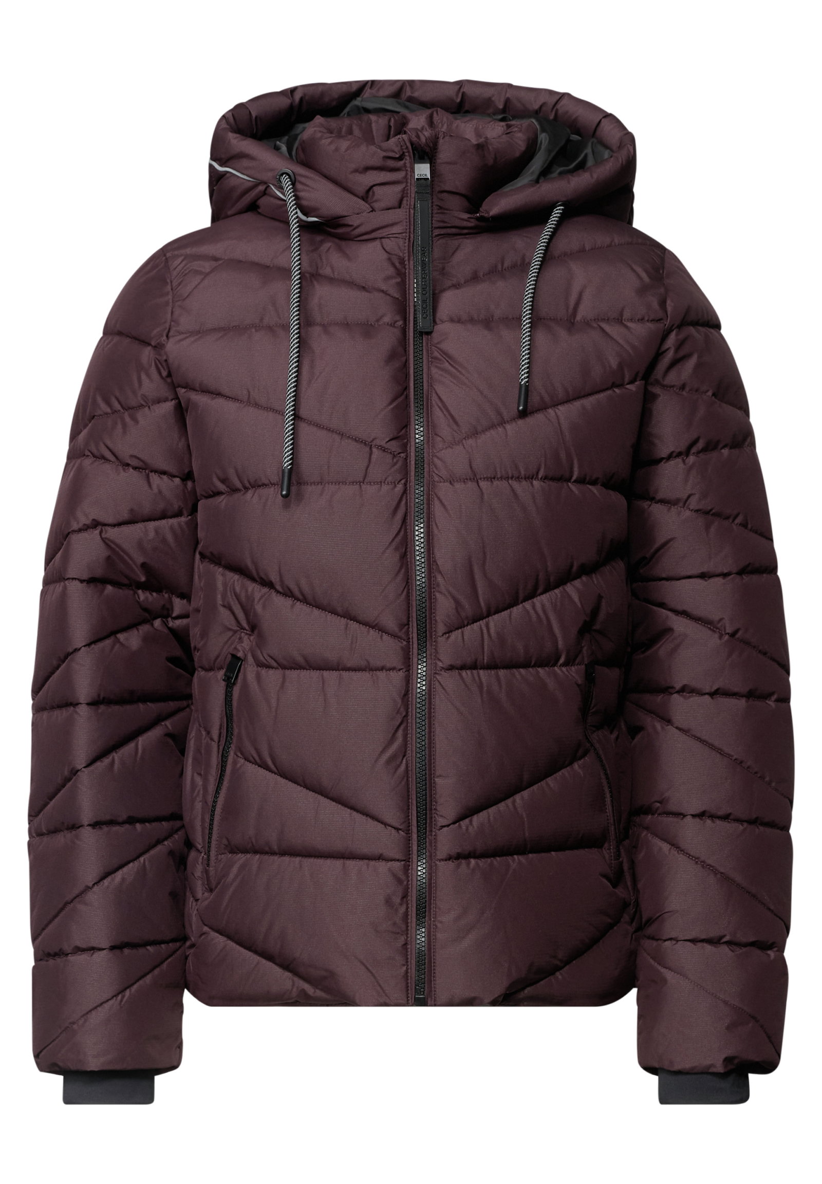TOS Sportive Padded Jacket, berry red #1
