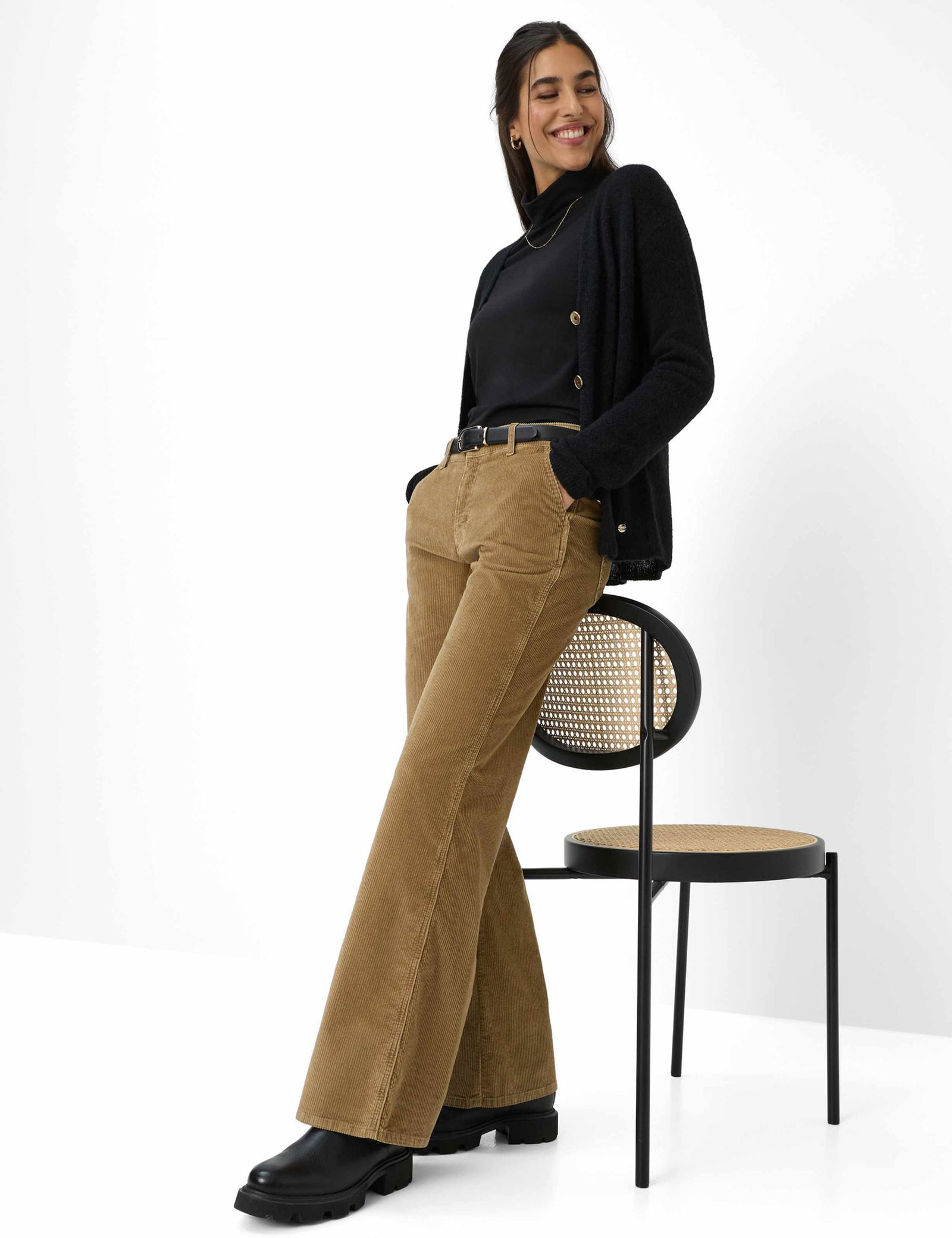 Brax |  Brax Palazzohose "Maine" | 38 | beige