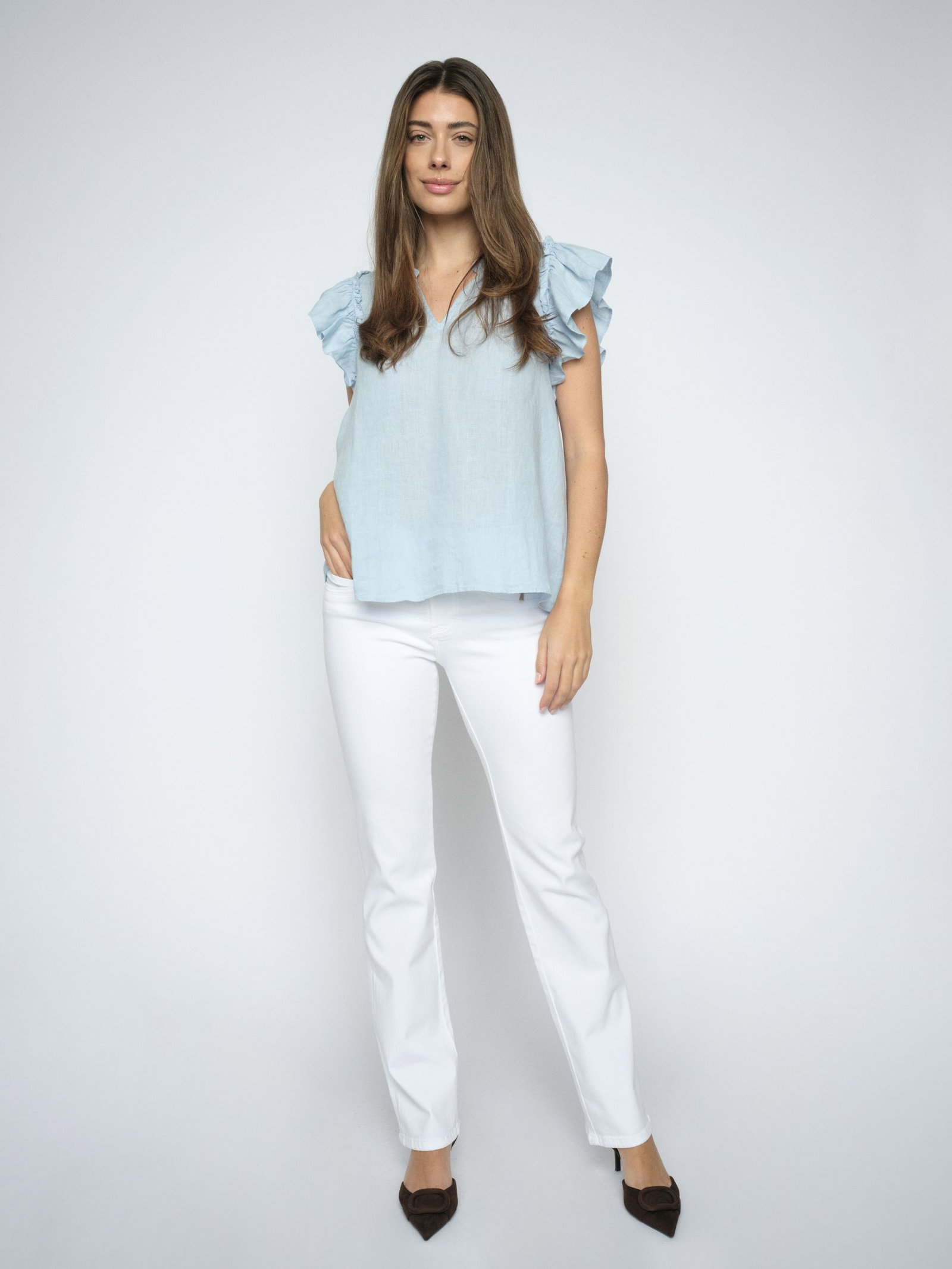 Mos Mosh |  Mos Mosh Schlaghose  | 31/32 | bright white